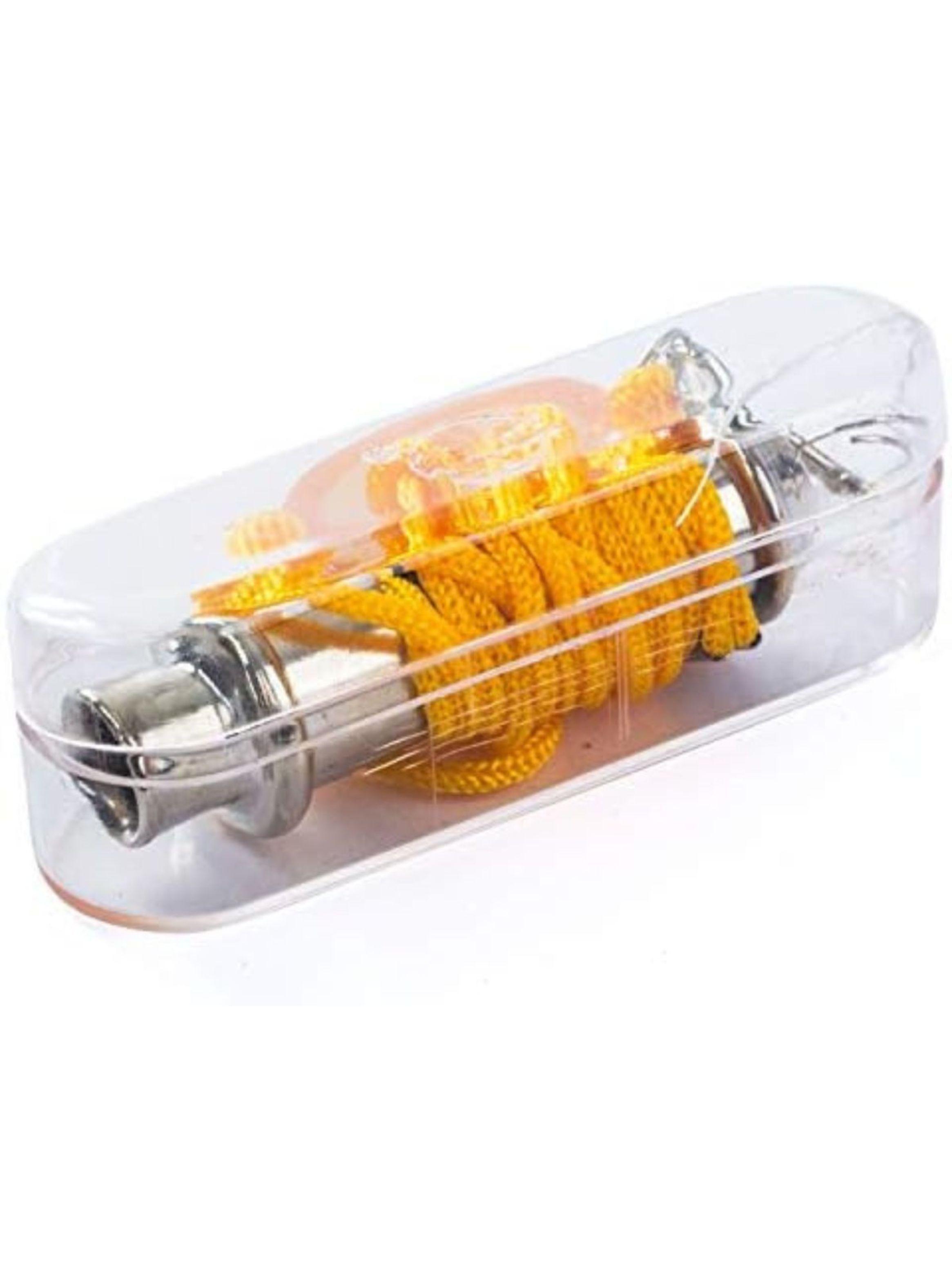 4 SILBATS DE EMERGENCIA ACERO INOXIDABLE PARA SENDERISMO ND15-3