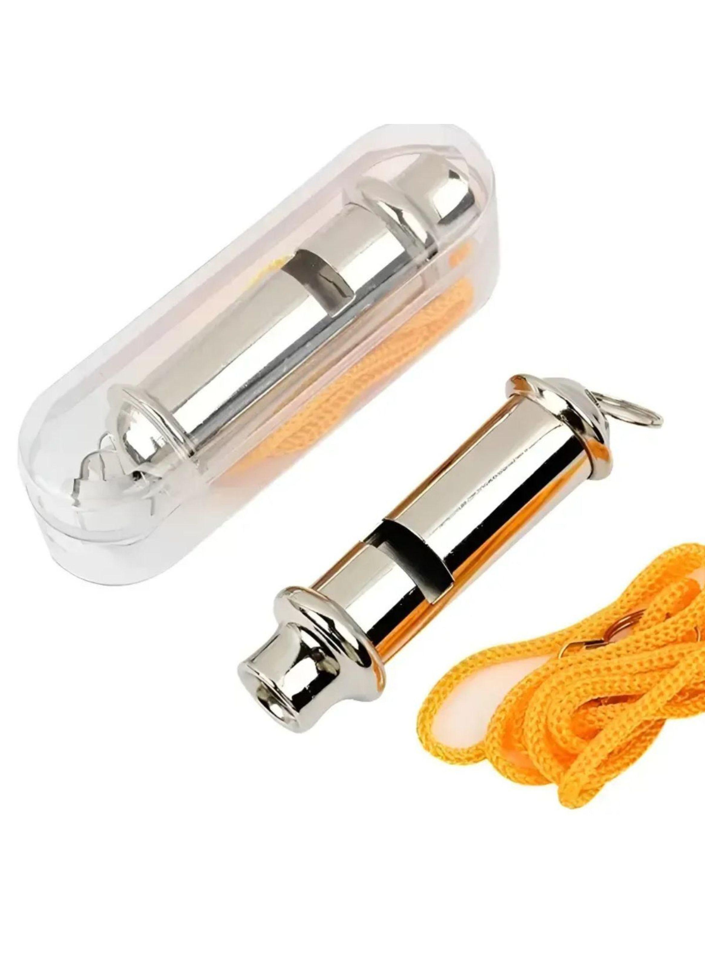 4 SILBATS DE EMERGENCIA ACERO INOXIDABLE PARA SENDERISMO ND15-4