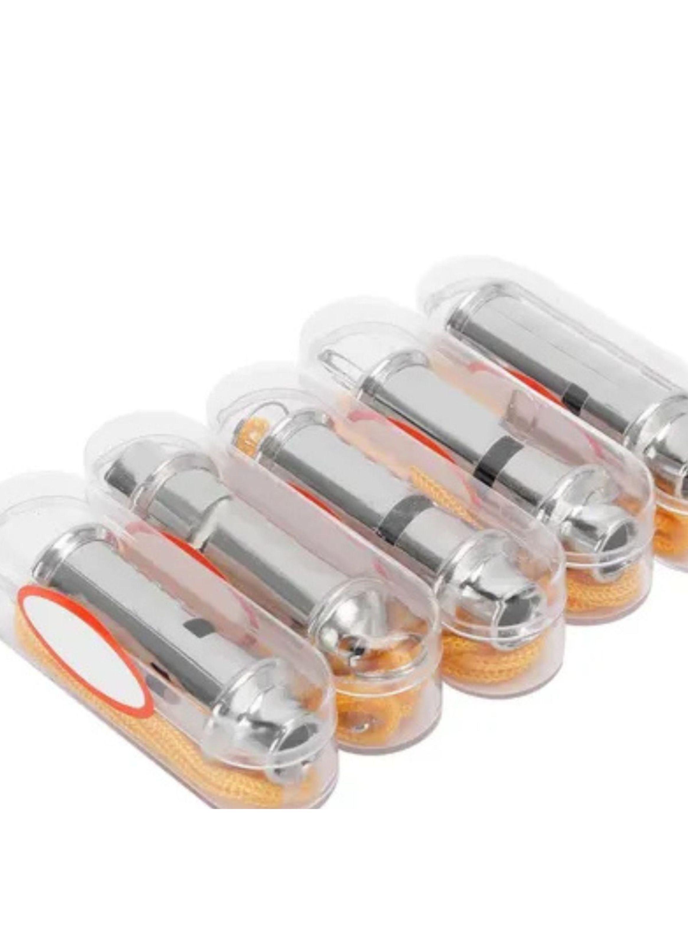 4 SILBATS DE EMERGENCIA ACERO INOXIDABLE PARA SENDERISMO ND15-7