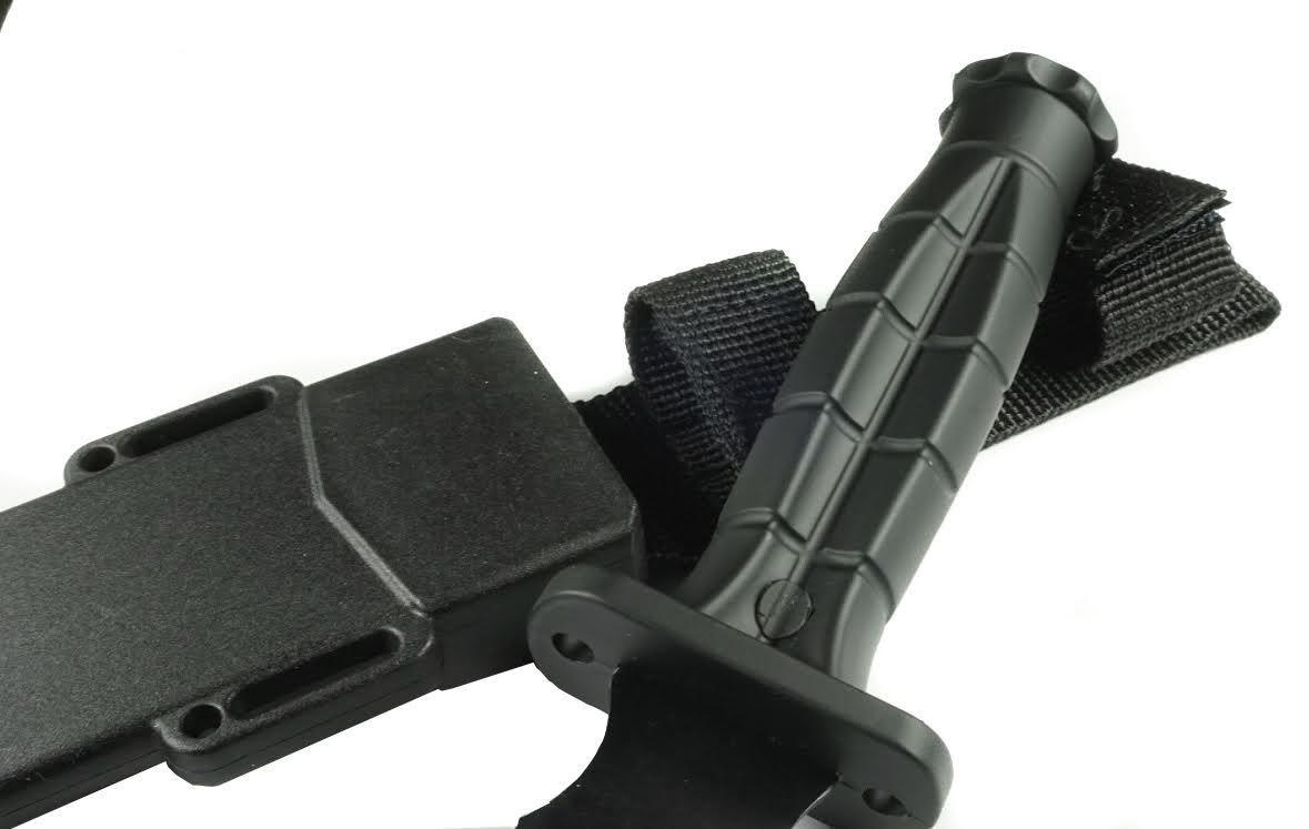 Cuchillo Tactico Buceo Cougar Black Doble Filo Ultra Livian AM63-3