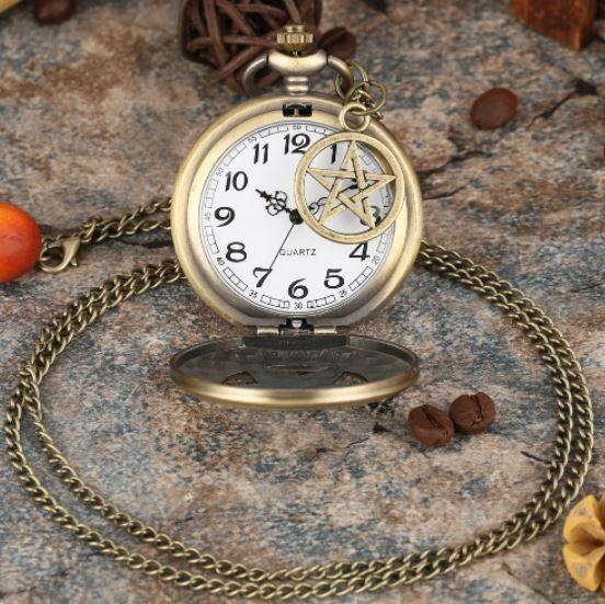 Reloj Bolsillo Retro Five Star Pentagrama Am20-3