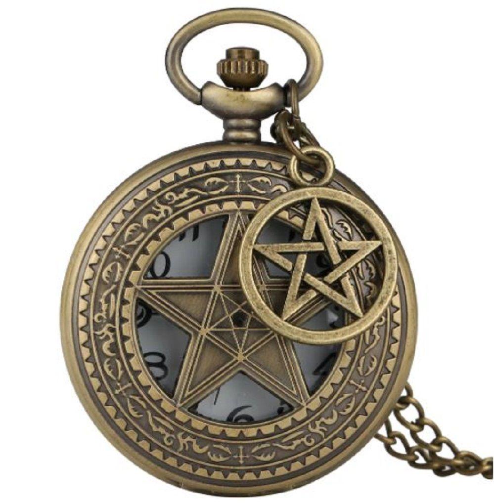 Reloj Bolsillo Retro Five Star Pentagrama Am20-2