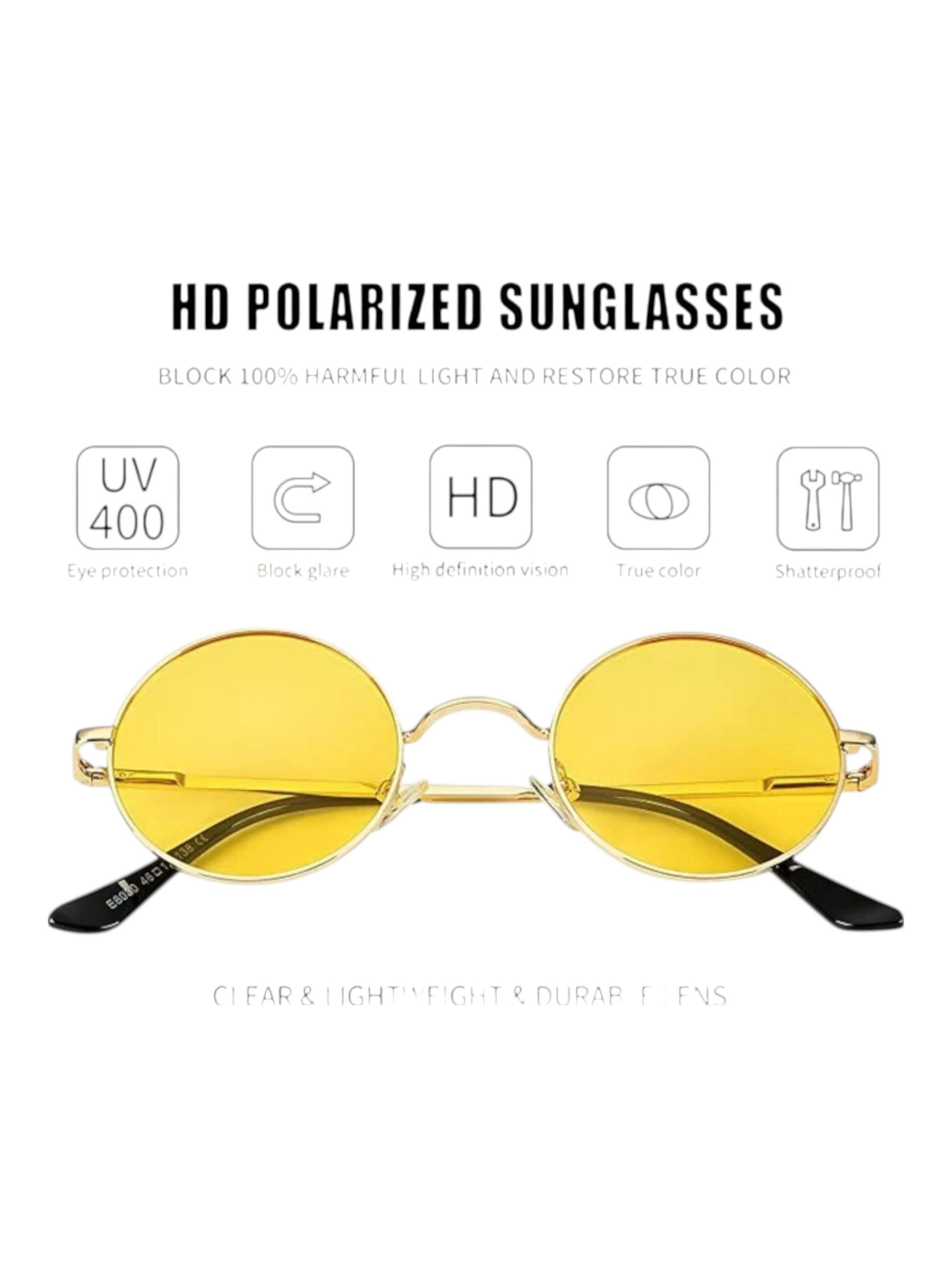 LENTES RETRO LENNON VISION NOCTURNA  POLARIZADOS UV NC57-5