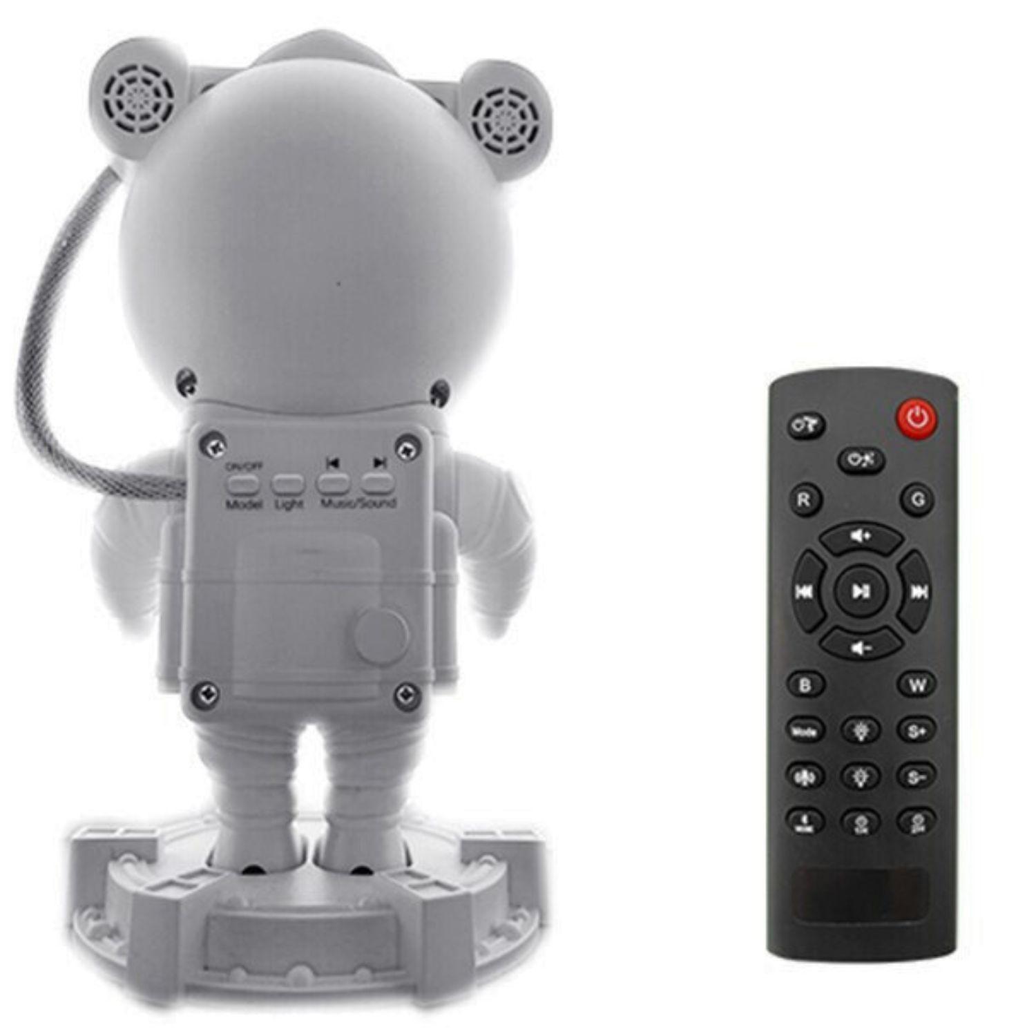 Parlantes Bluetooth Proyector Astronauta ver video Mx27-3