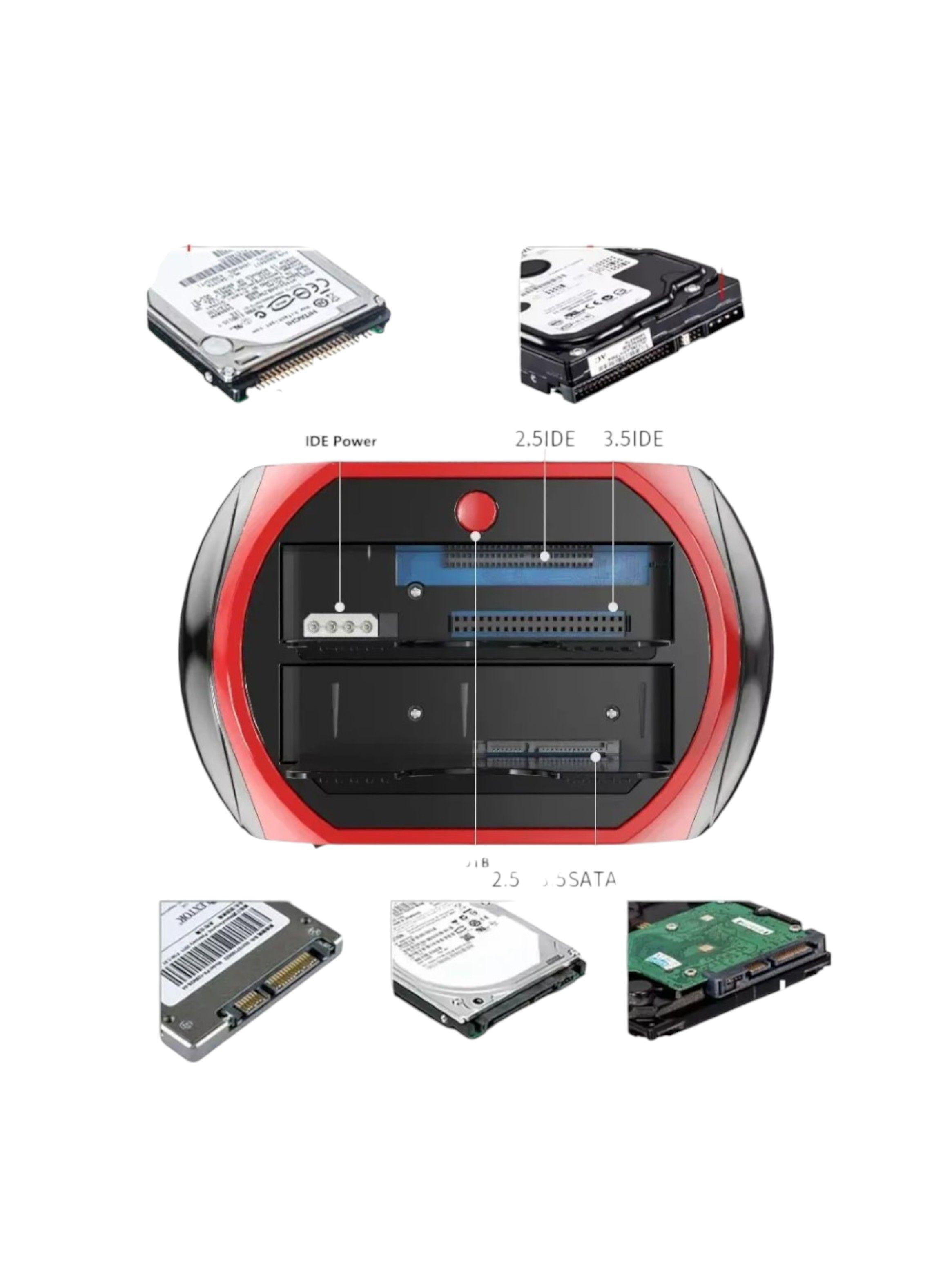 BASE DOCKING DISCO DURO EXTERNO 2.5-3.5 SATA USB 3.0 NC90-6