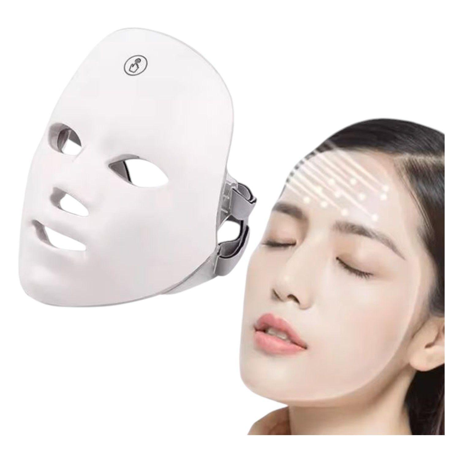 Mascara Facial Microterapia Fotones Led 7 Colores NC03-2