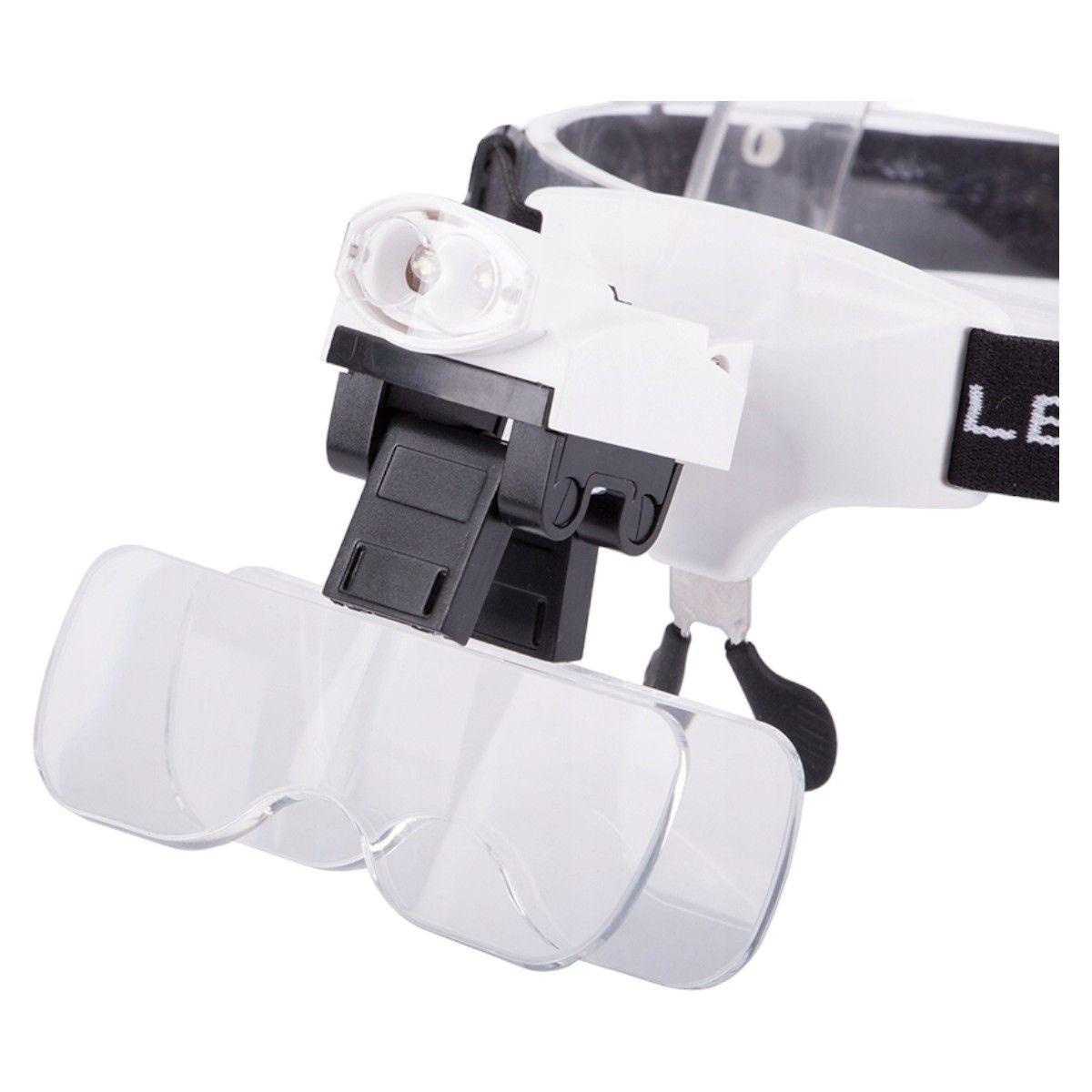 Lupa Cabeza Dupliled 5 lentes multiples aumentos Nb74-2