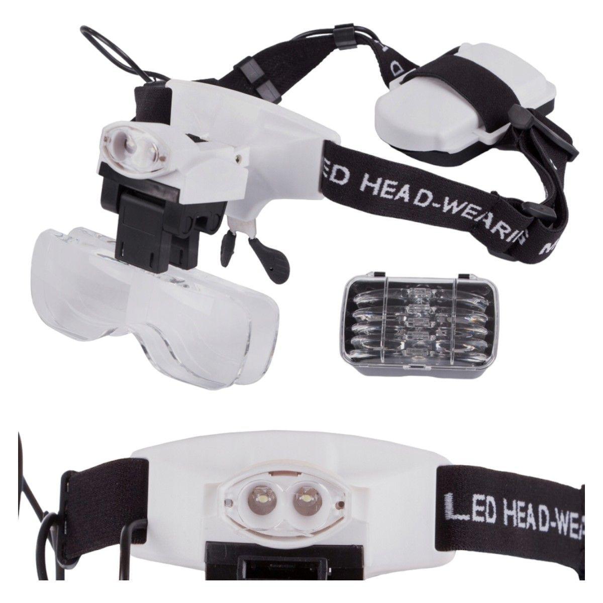 Lupa Cabeza Dupliled 5 lentes multiples aumentos Nb74-4