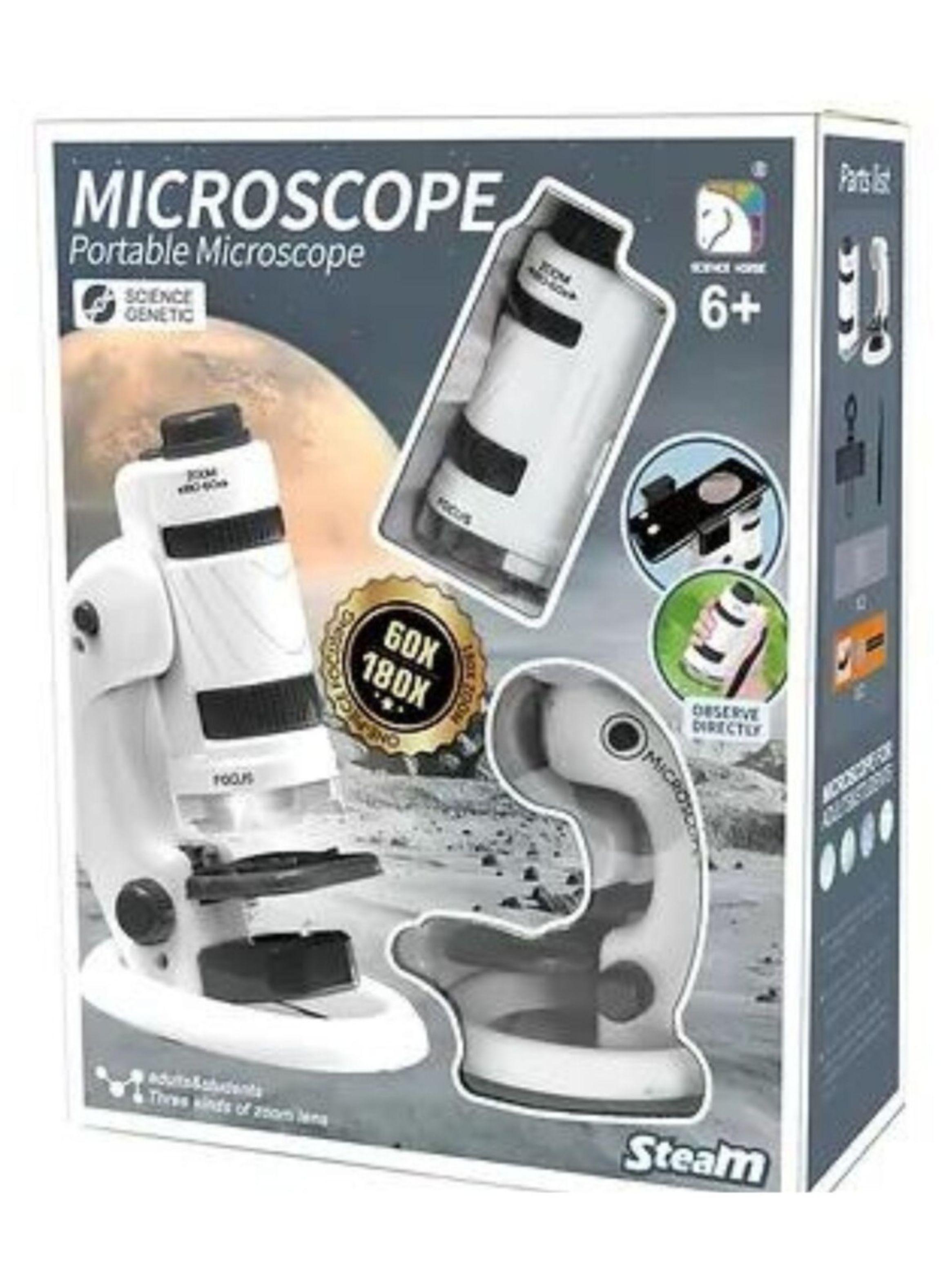 Microscopio aaptado al celular Niños Aprendizaje Dual Mz36-2