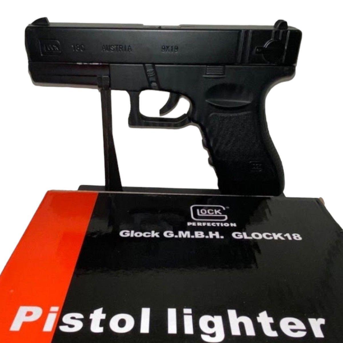Encendedor Soplete Glock Tamaño Real Recargable Nb83-0