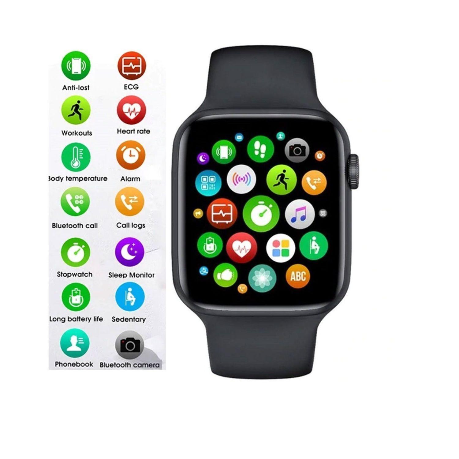 Reloj Smartwatch Multifuncion Notificaciones Llamadas Android Ios Nc07-1