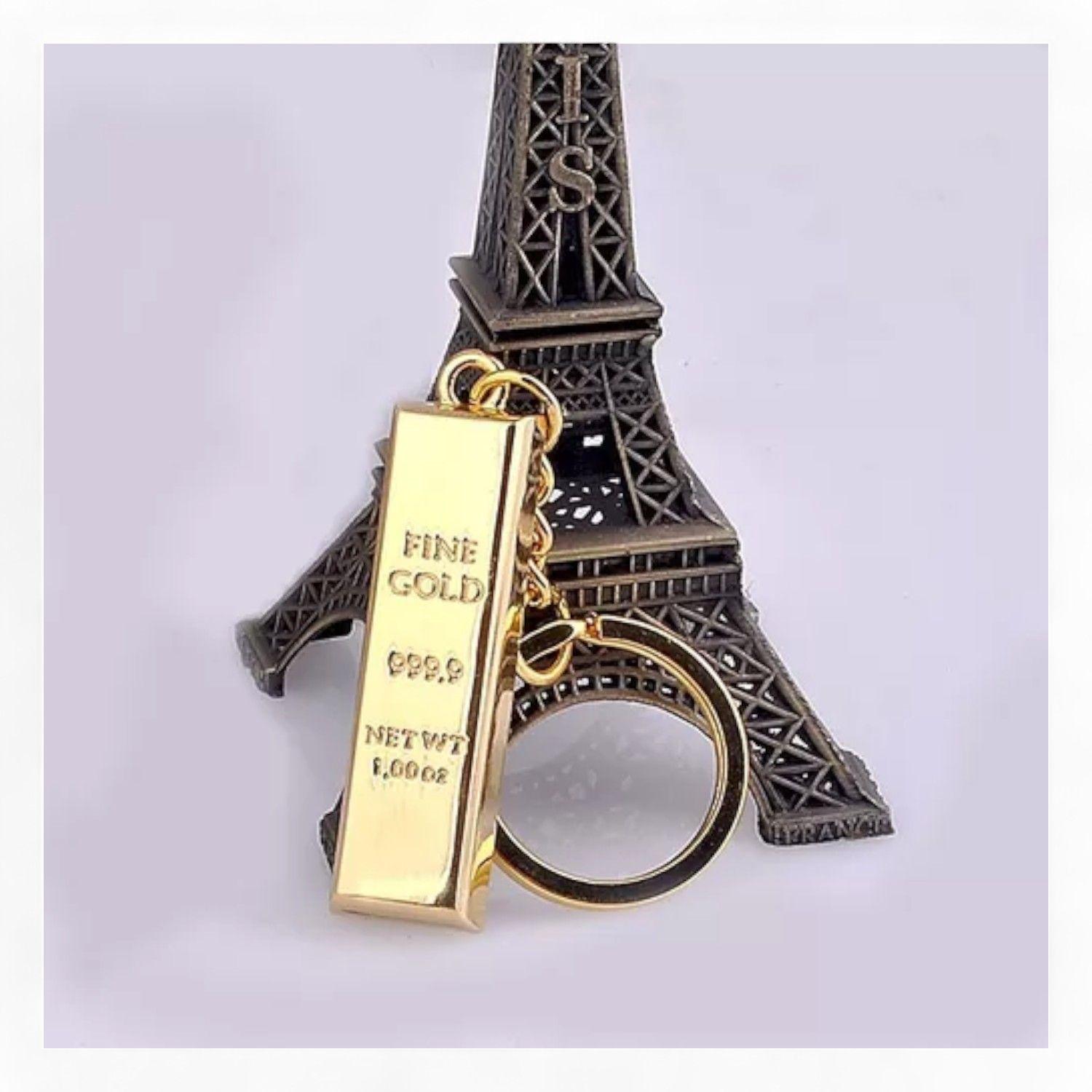 Llavero Lingote 999.9 Fine Gold Al28-3