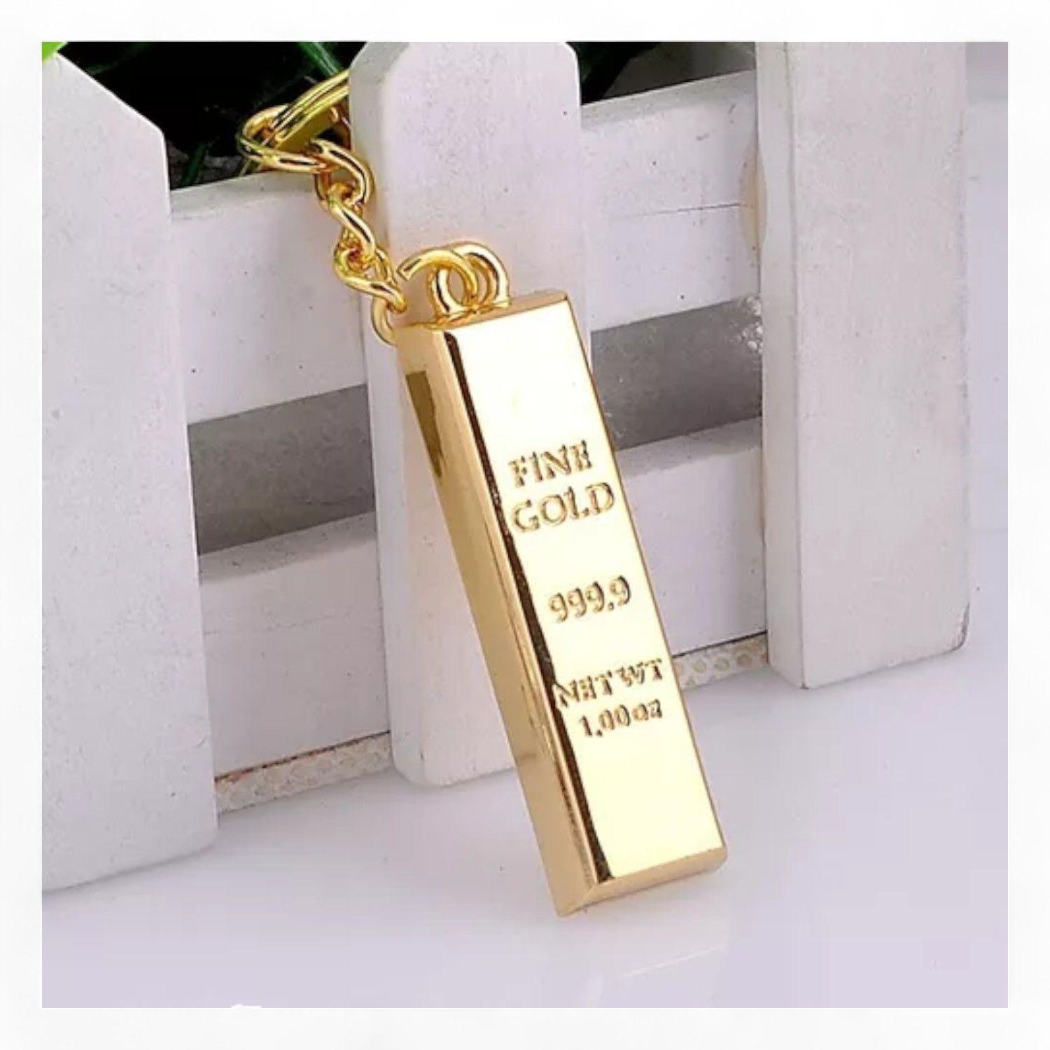 Llavero Lingote 999.9 Fine Gold Al28-4