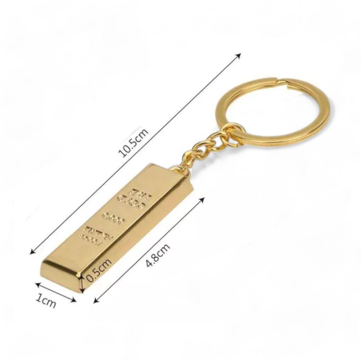 Llavero Lingote 999.9 Fine Gold Al28-8