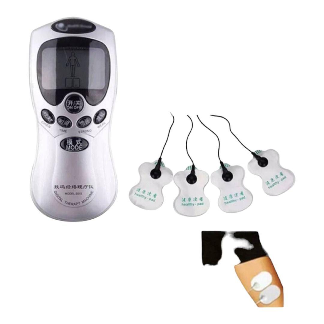 ELECTRO FÍSICO ELECTRO ESTIMULADOR MASAJEADOR TENS 4 PARCHES AM96-5