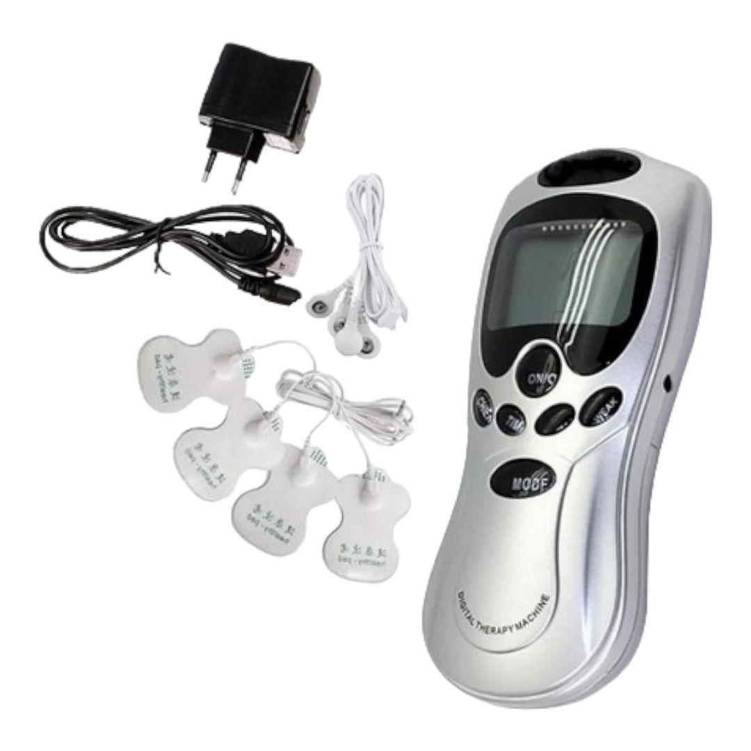 ELECTRO FÍSICO ELECTRO ESTIMULADOR MASAJEADOR TENS 4 PARCHES AM96-3