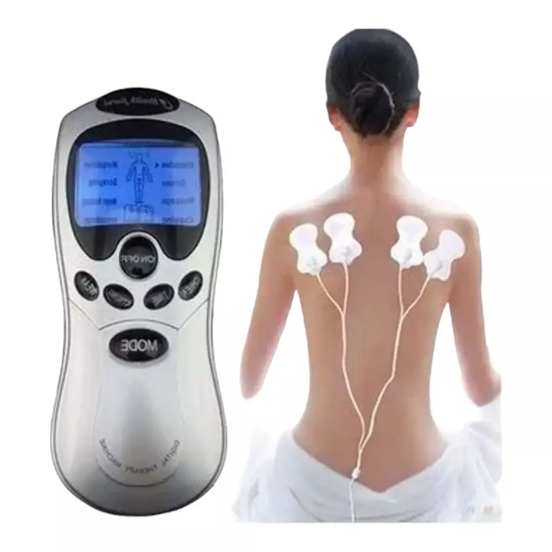 ELECTRO FÍSICO ELECTRO ESTIMULADOR MASAJEADOR TENS 4 PARCHES AM96-2
