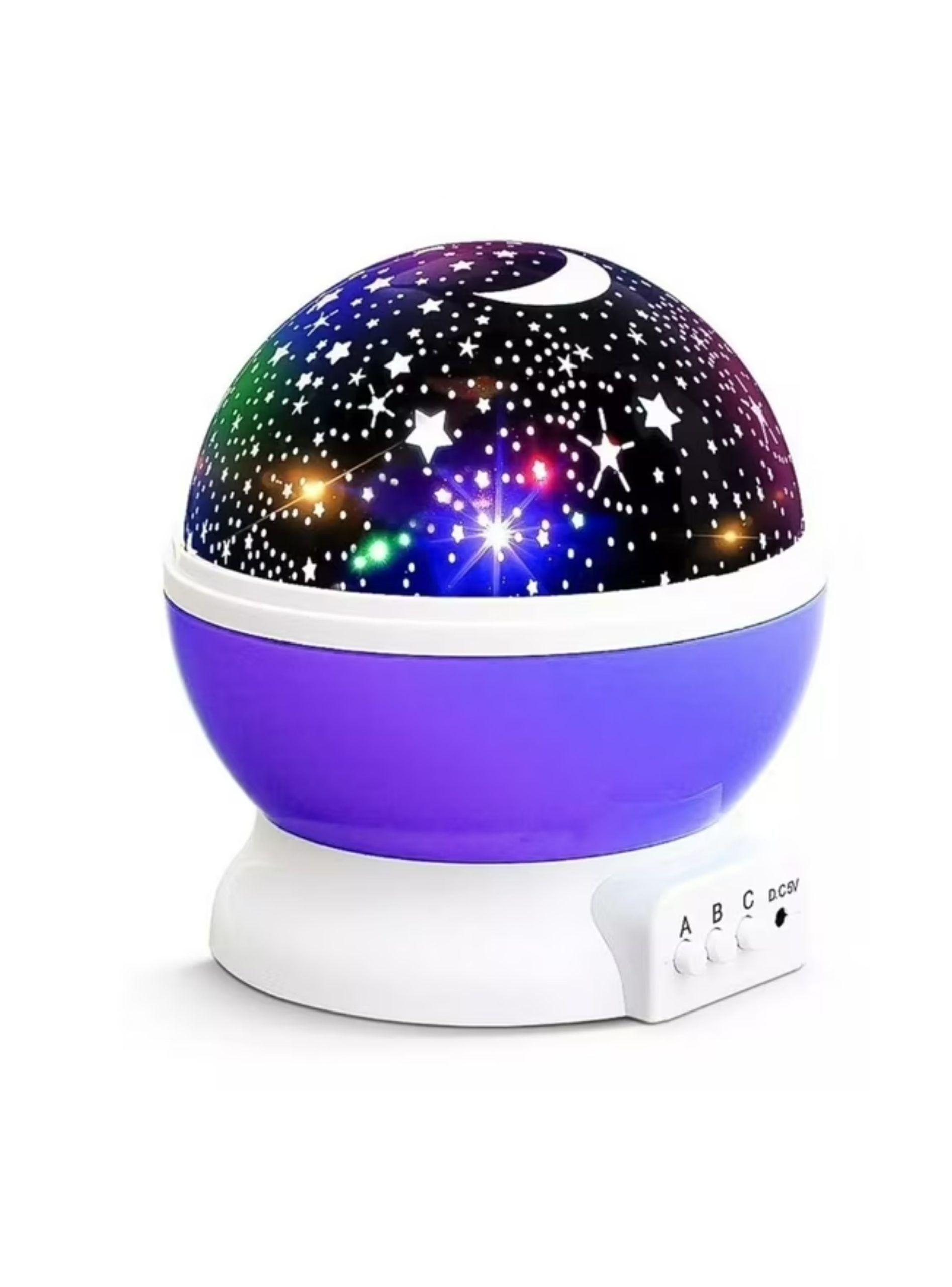 LAMPARA LUZ NOCTURNA CIELO NOCTURNO PROYECCION LED 4 COLORES-2