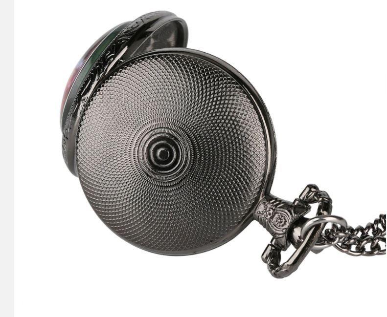 Reloj Bolsillo Catedral Cadena Quartz 3 Cms Ak87-3
