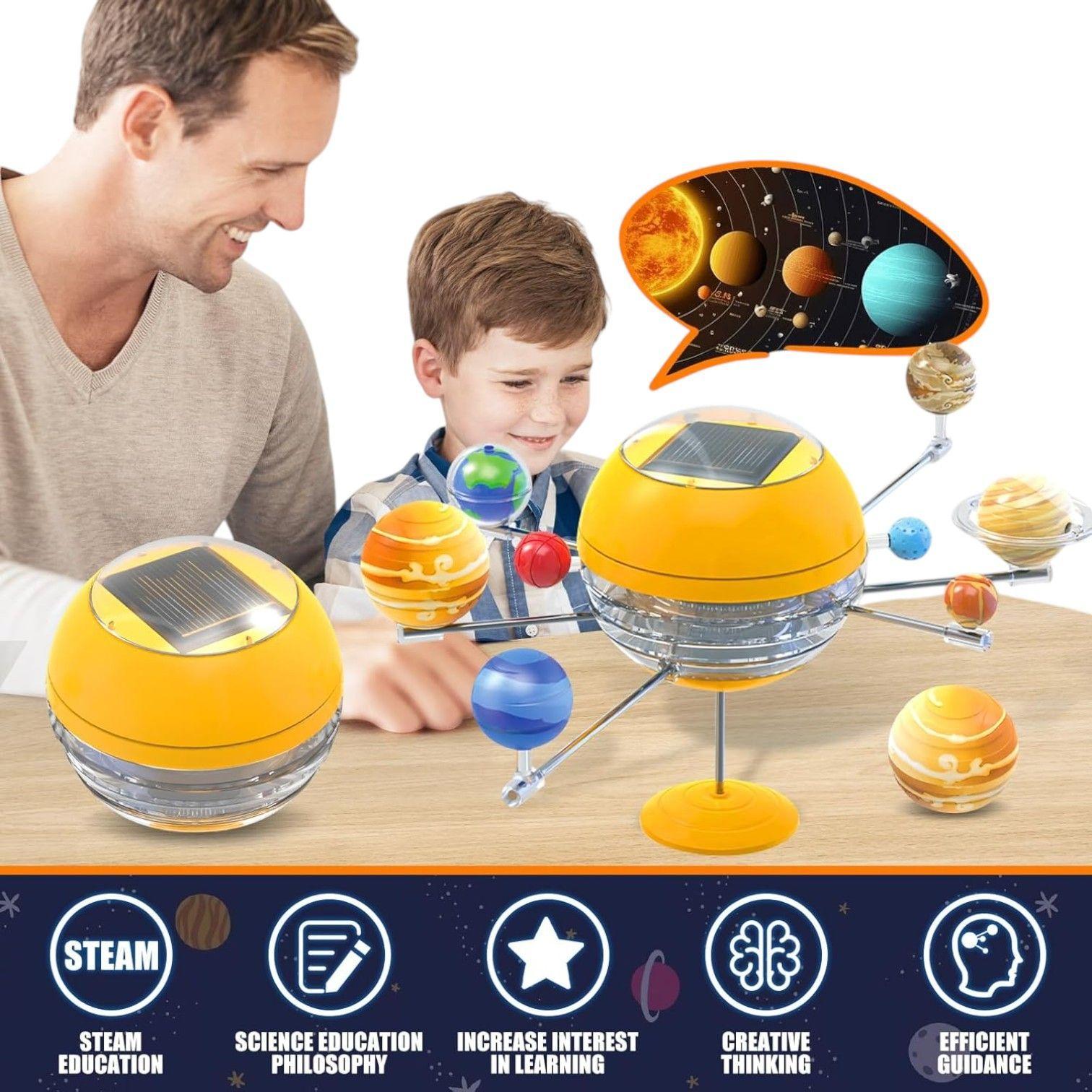 SISTEMA SOLAR ARMABLE PLANETARIO MOVIMIENTO NC22-6