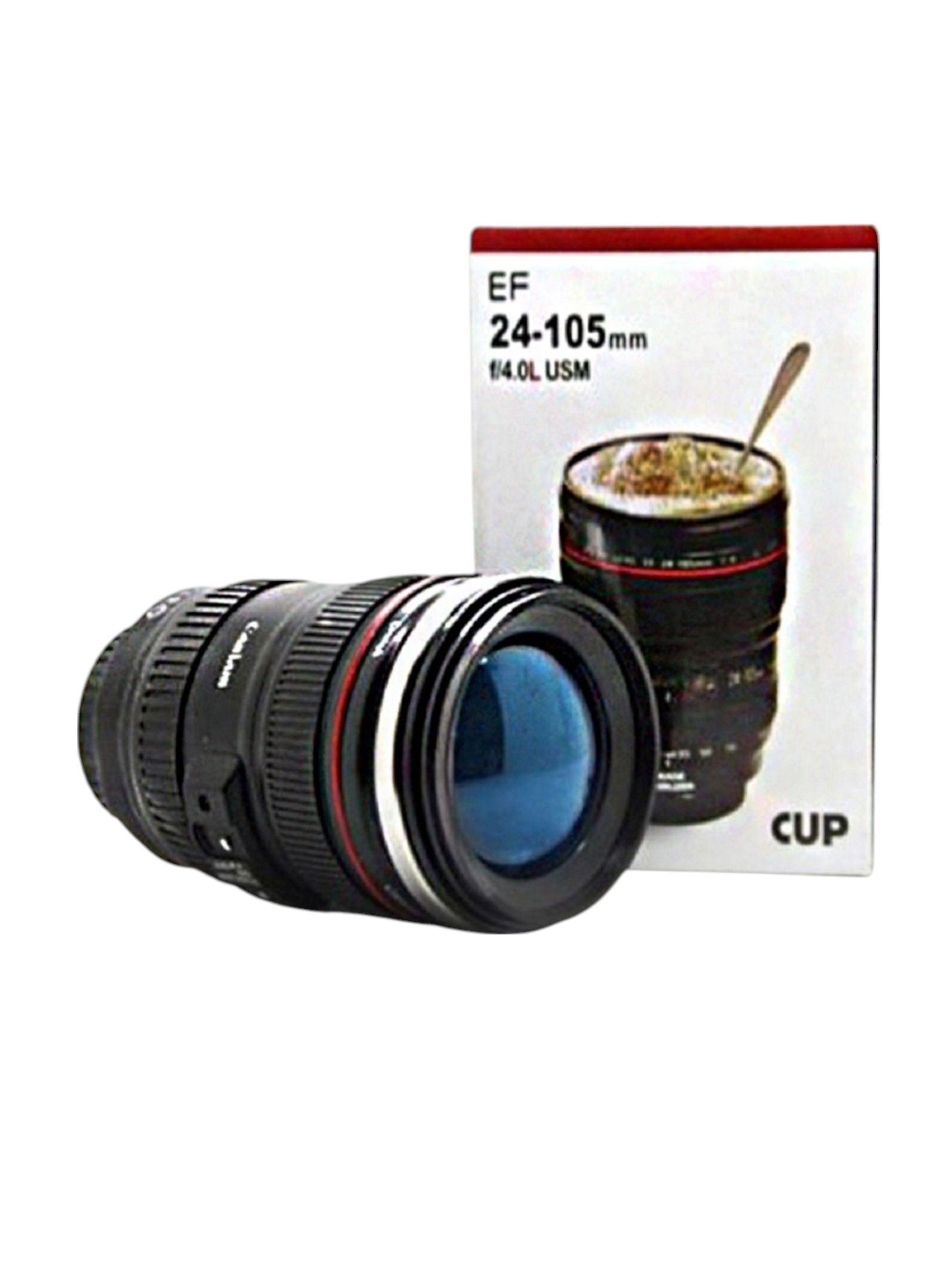 Tazon Mug Lente Camara Fotografica Tapa Transparente Aa36-4