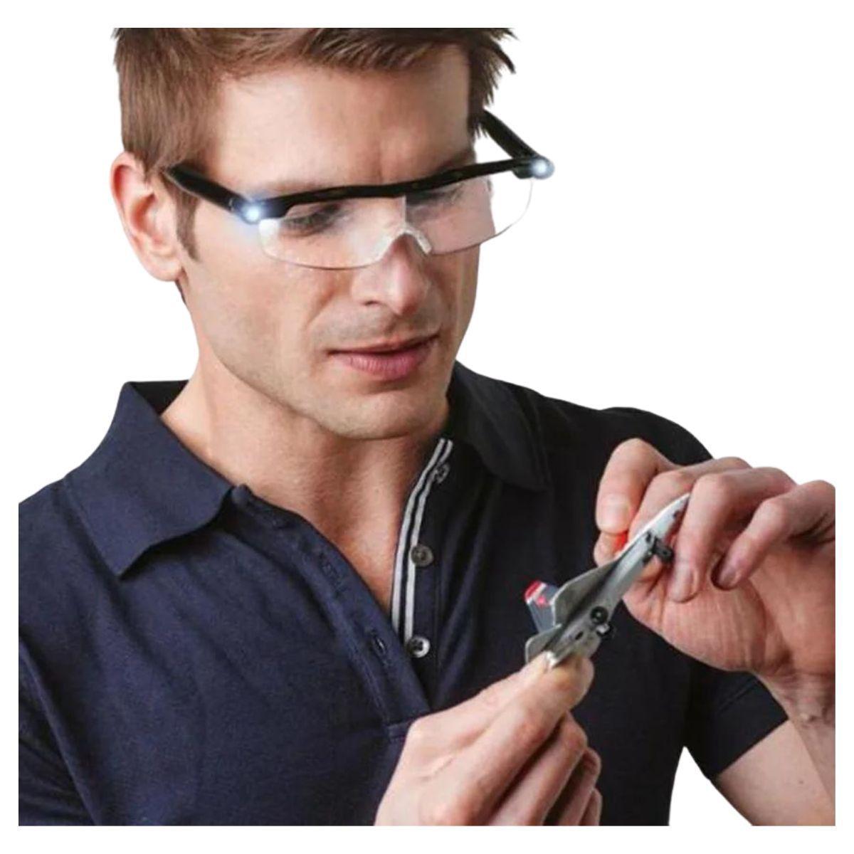 Lentes Anti Luz Azul Lupa Luz Led  160% Na89-1