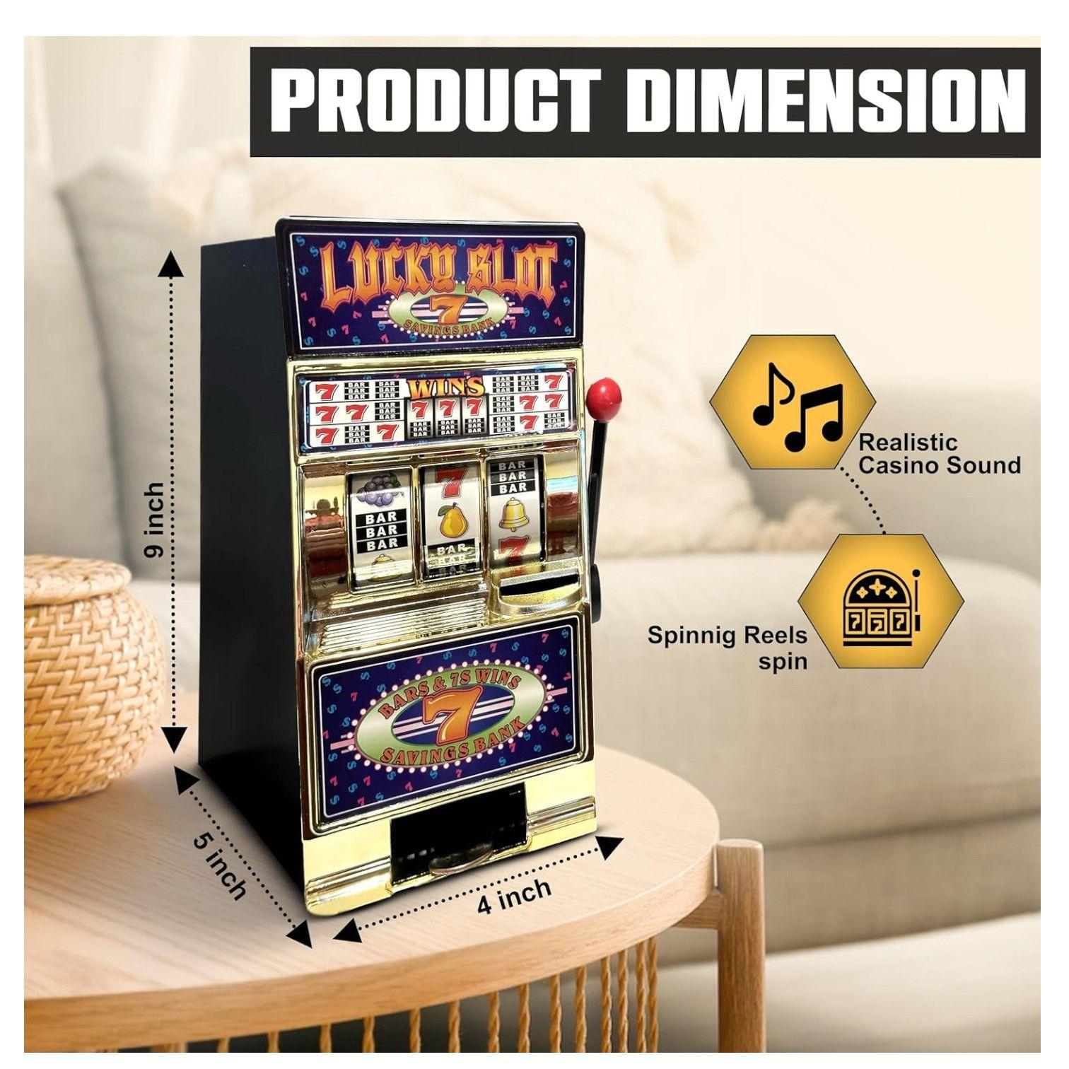 ALCANCÍA MAQUINA TRAGAMONEDA SONIDO CHANCHITO NC25-3