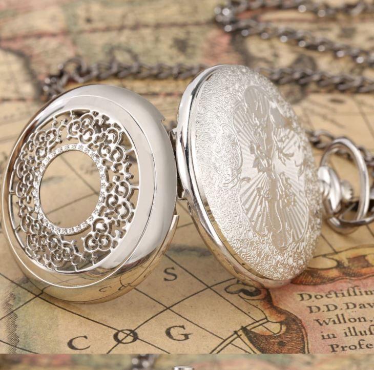 Reloj Bolsillo Vintage Mystic Sky Quartz Al15-2