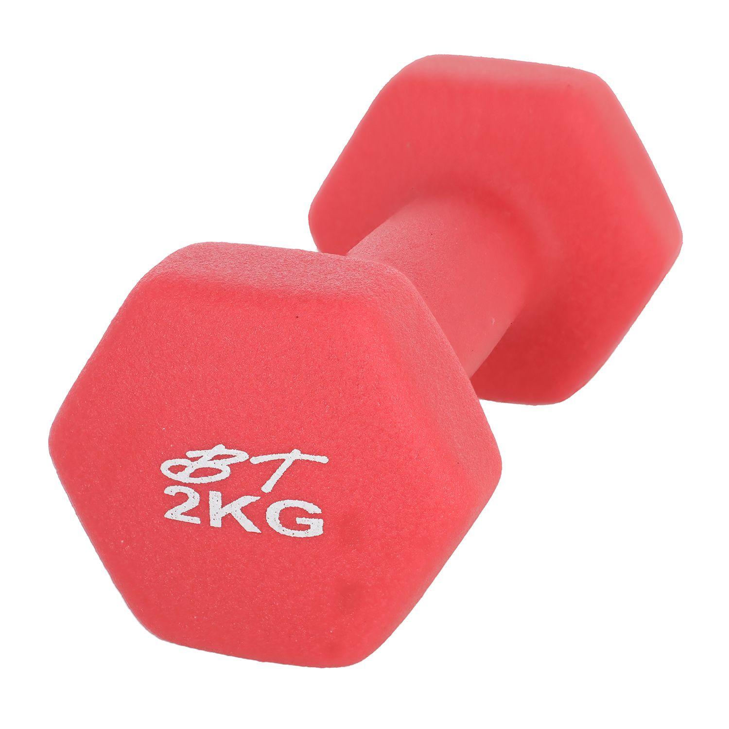 Mancuerna Neopreno Bodytrainer Hexagonal  2 KG-0