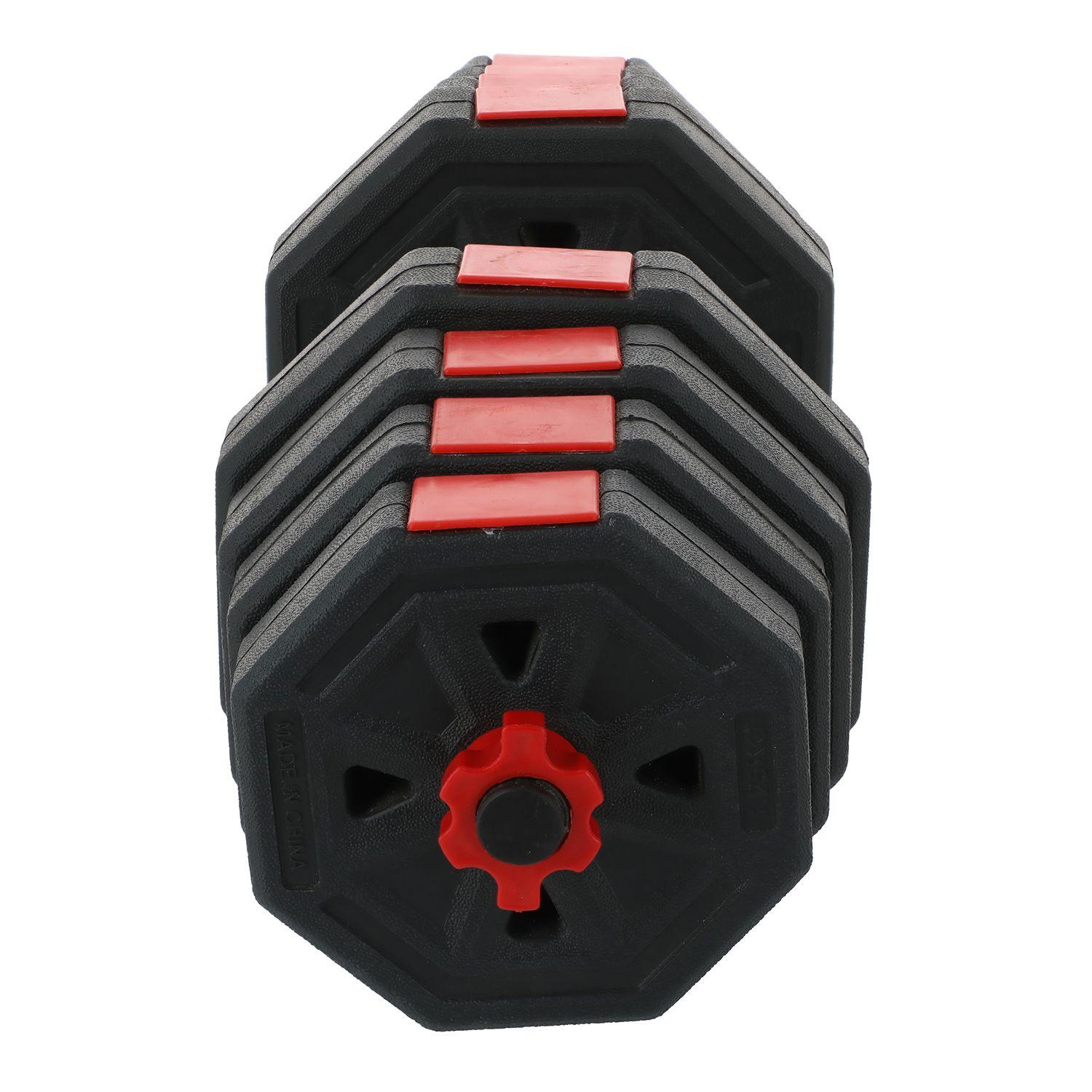 Set Bodytrainer Mancuerna Hexagonal Ajustable 15 KG-1