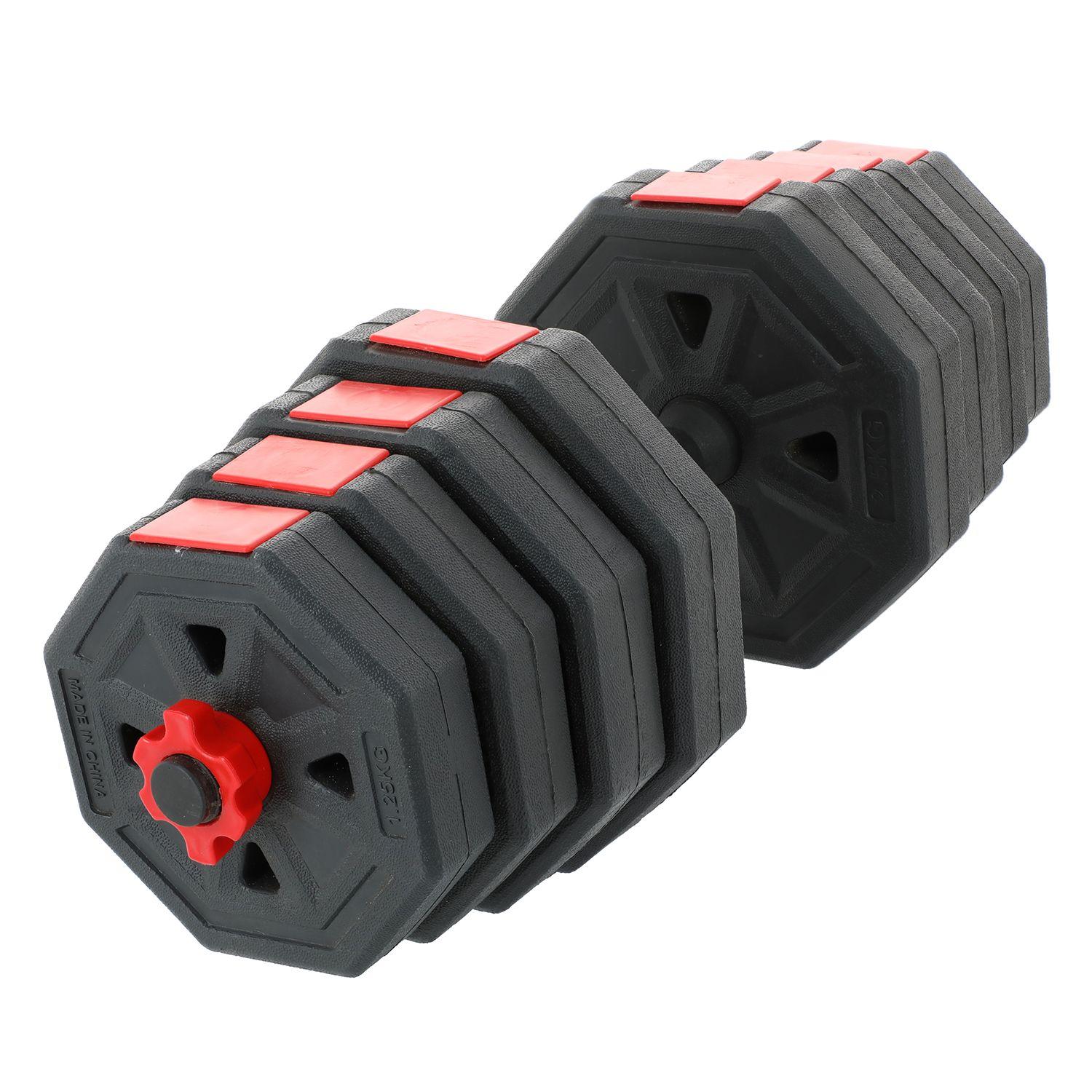 Set Bodytrainer Mancuerna Hexagonal Ajustable 15 KG-2