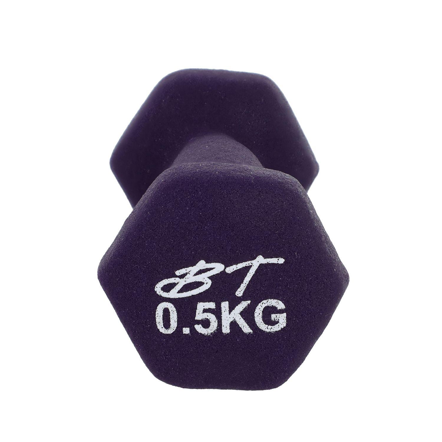 Mancuerna Neopreno Bodytrainer Hexagonal 0,5 KG-1