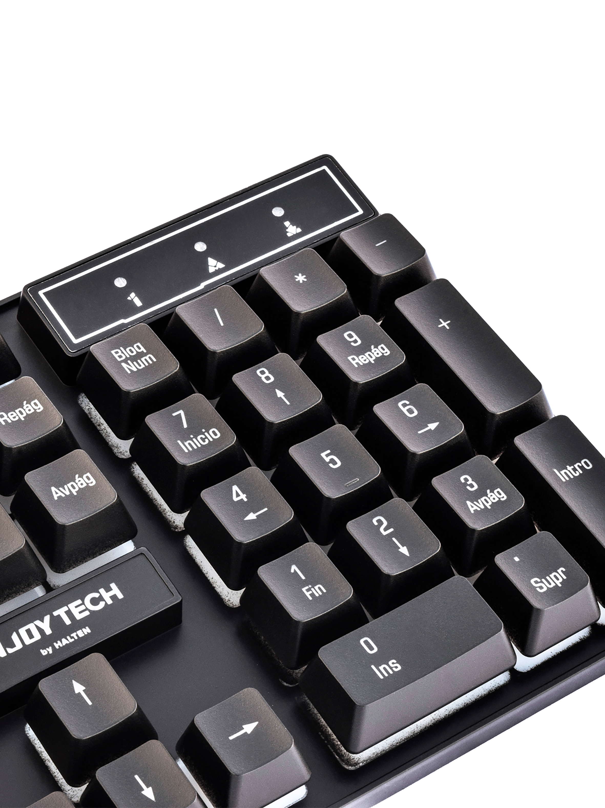 Teclado Gamer Njoytech con Retroiluminación RGB-5