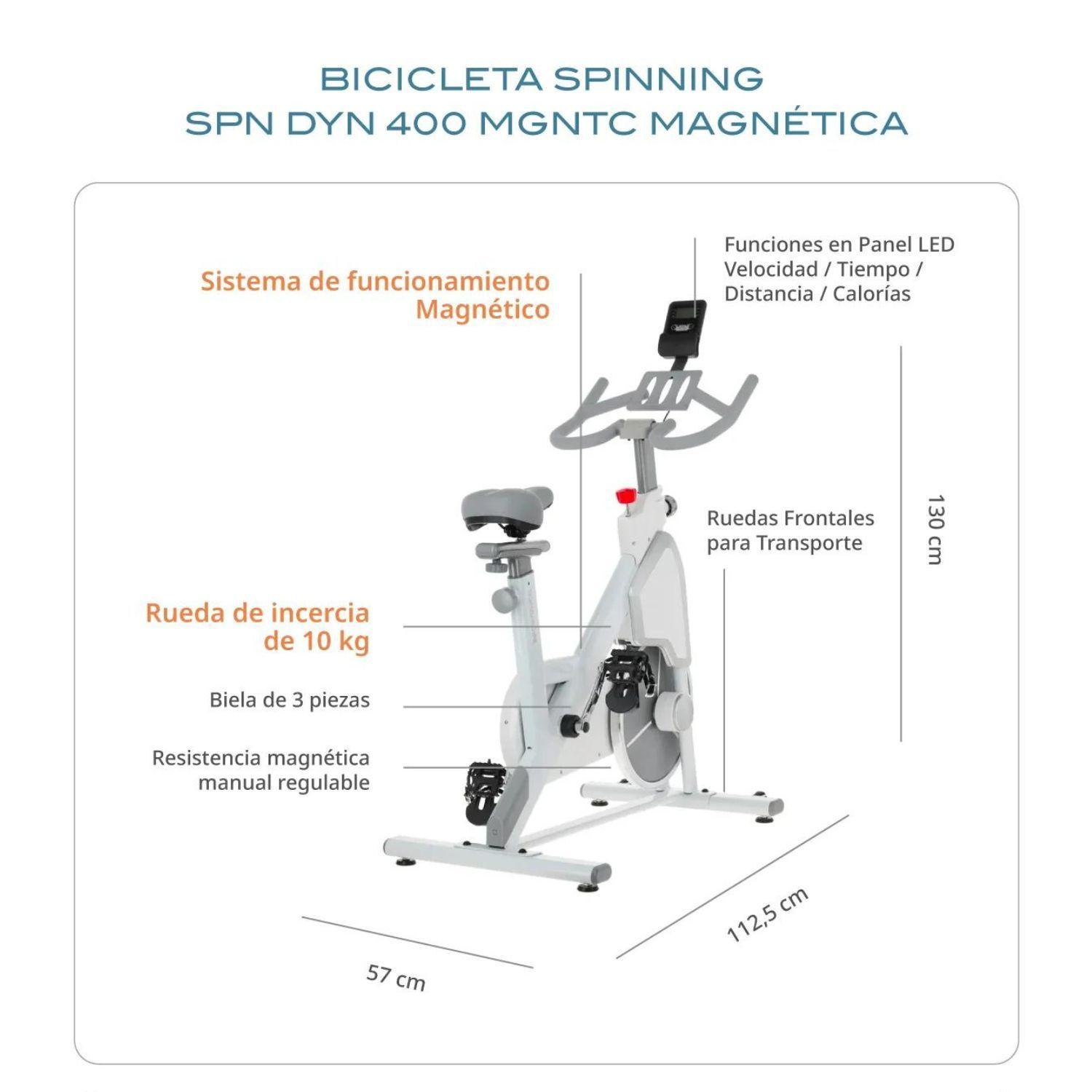 Bicicleta Spinning Bodytrainer Spn Dyn 400 Mgntc Magnética-1