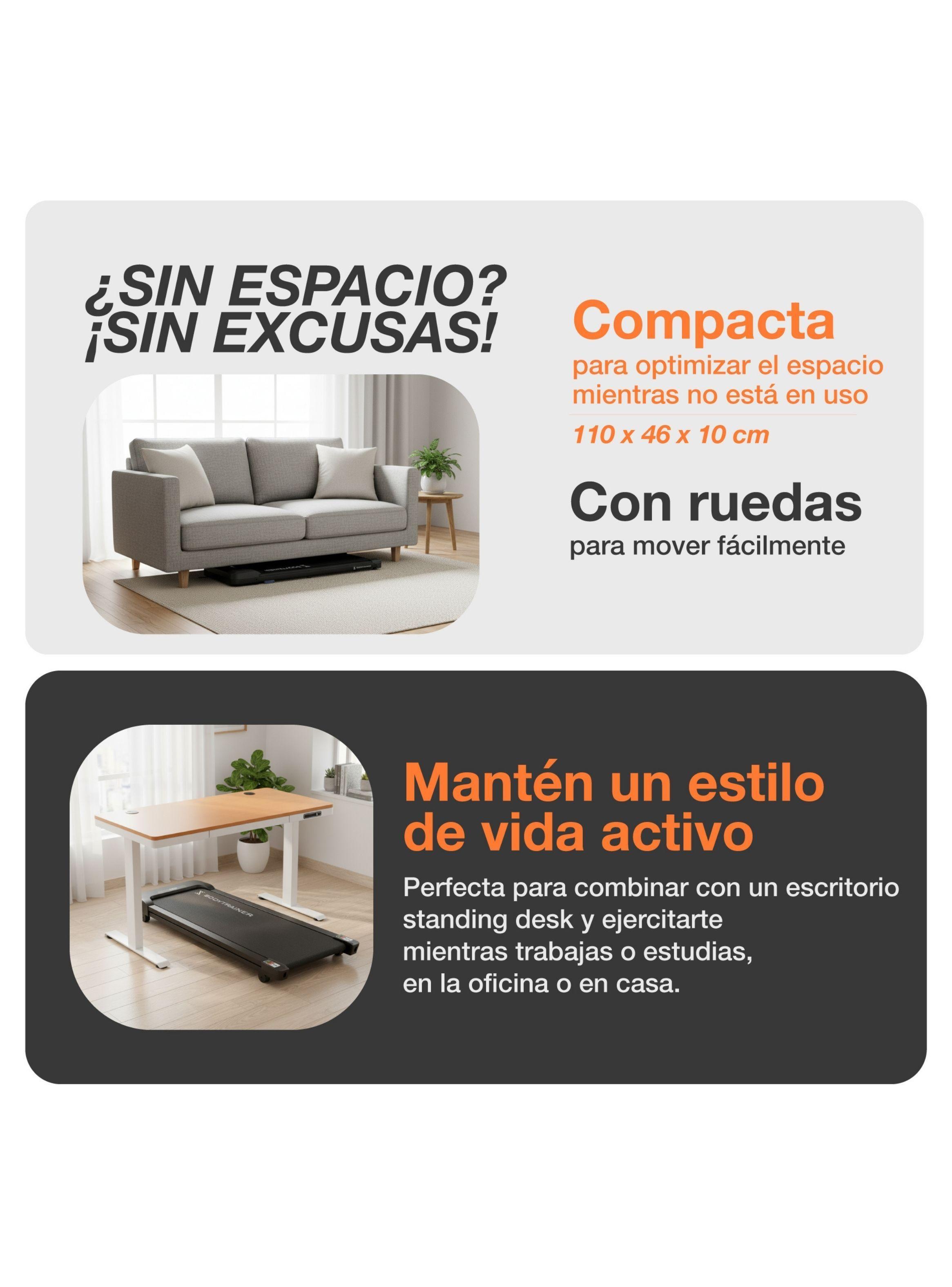 Caminadora Eléctrica Compacta W6 Bodytrainer-3