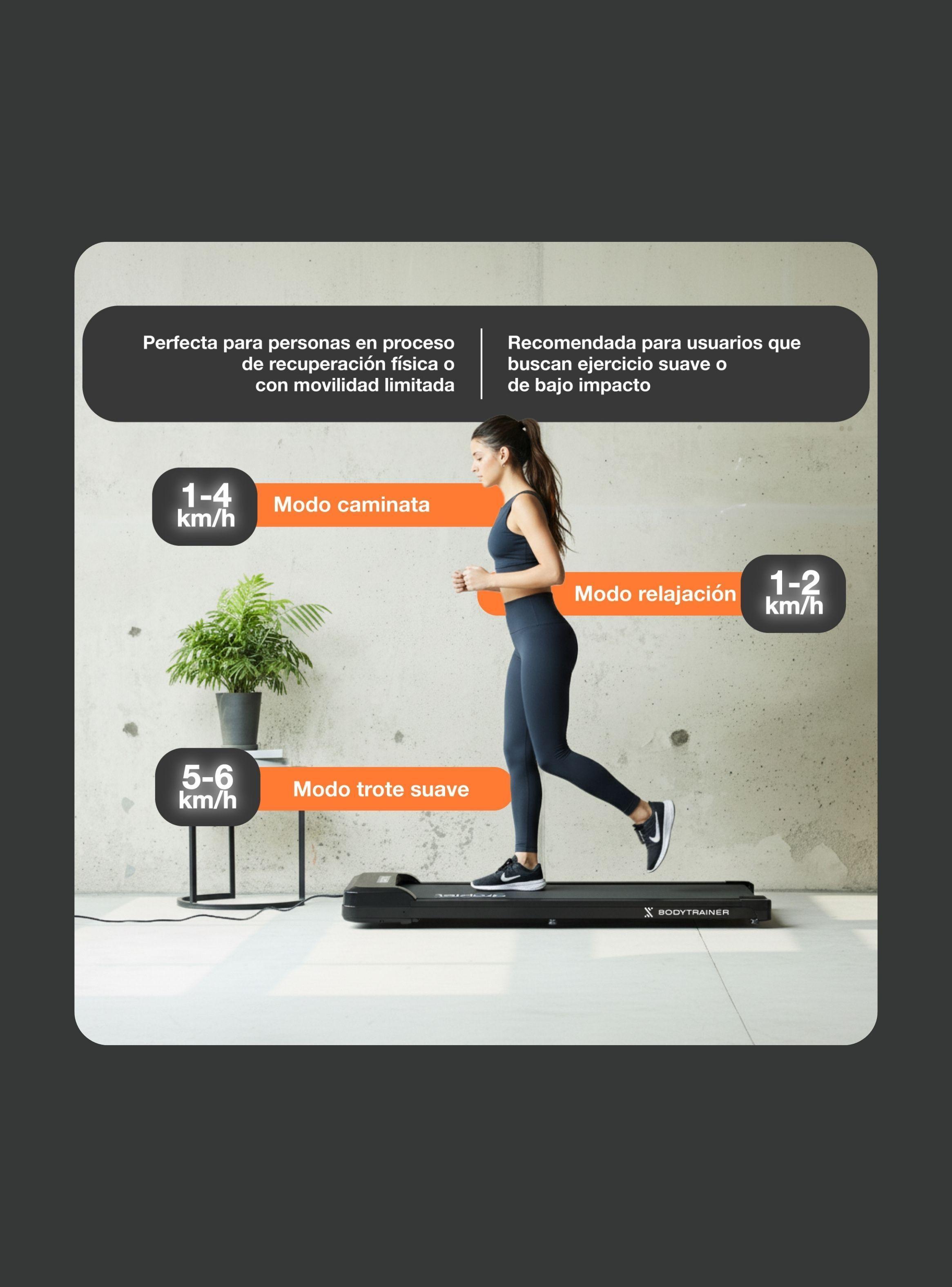 Caminadora Eléctrica Compacta W6 Bodytrainer-4