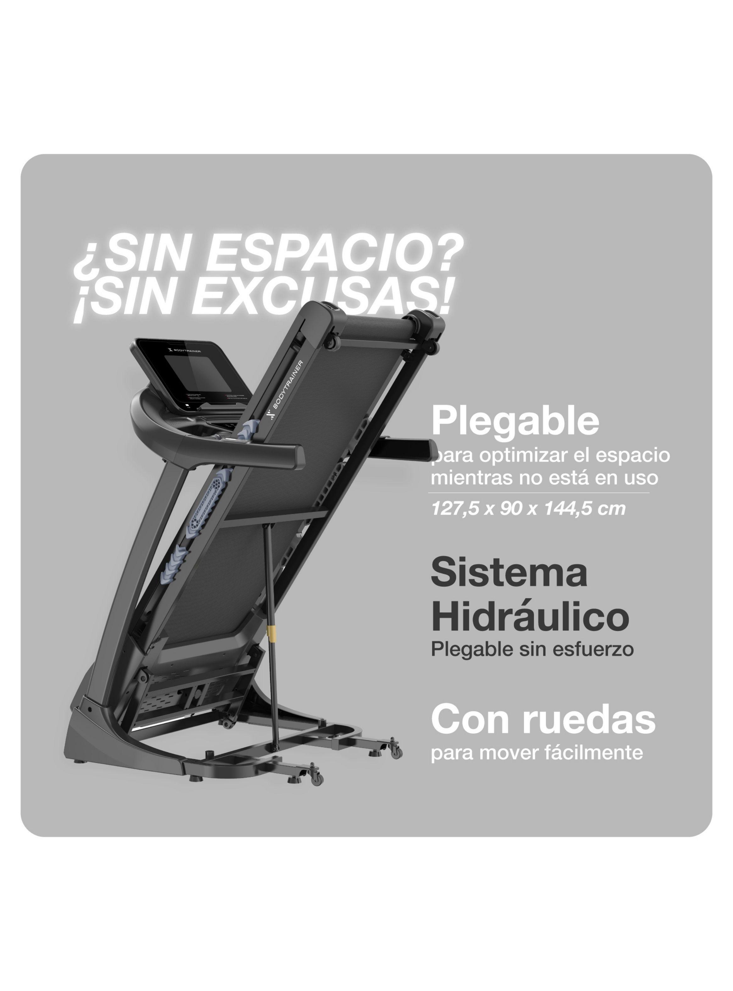 Trotadora con Pantalla Bodytrainer RN820 20 km/h con APPs-5