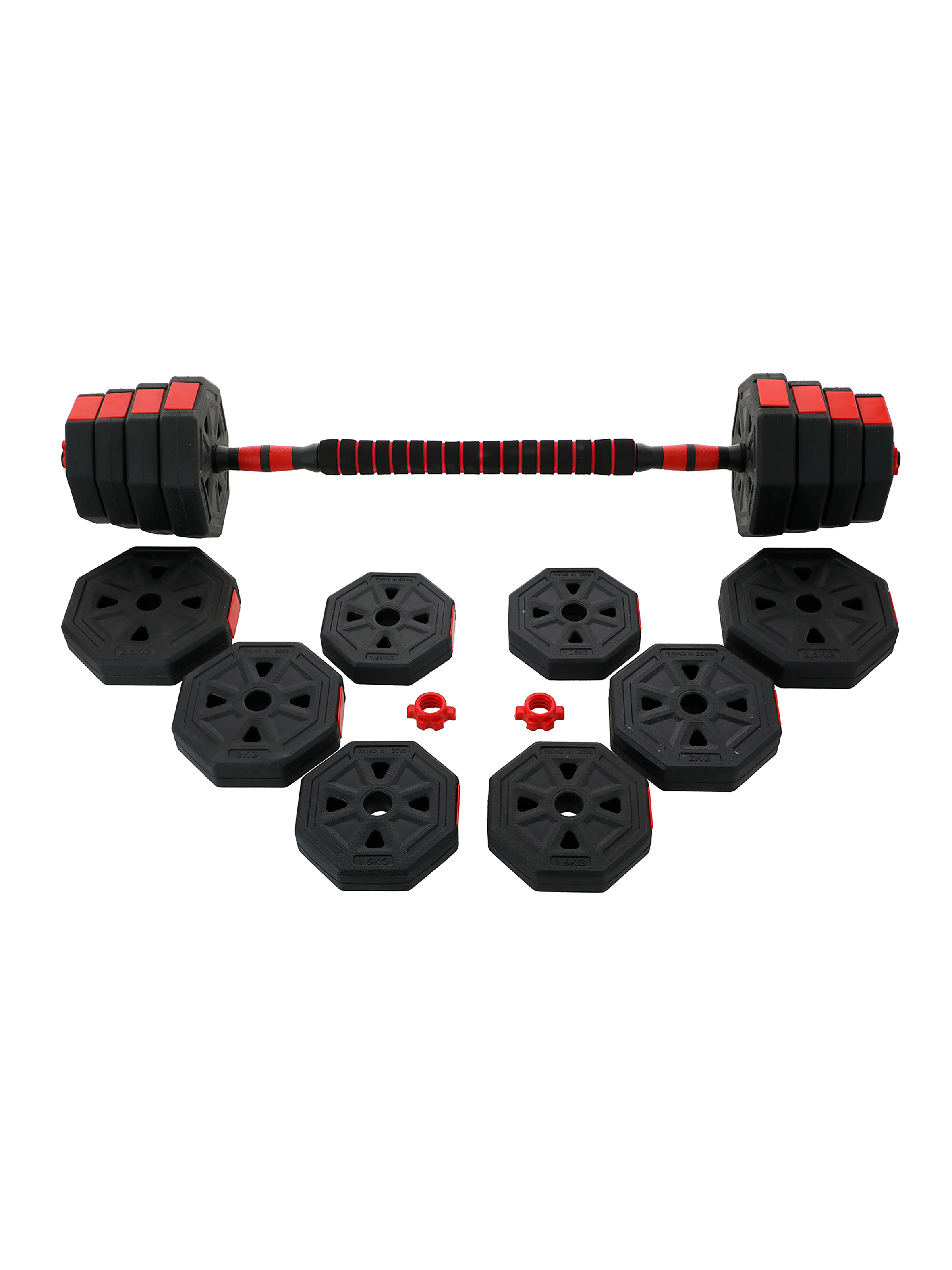 Set Bodytrainer Mancuerna Hexagonal Ajustable 30 KG-2