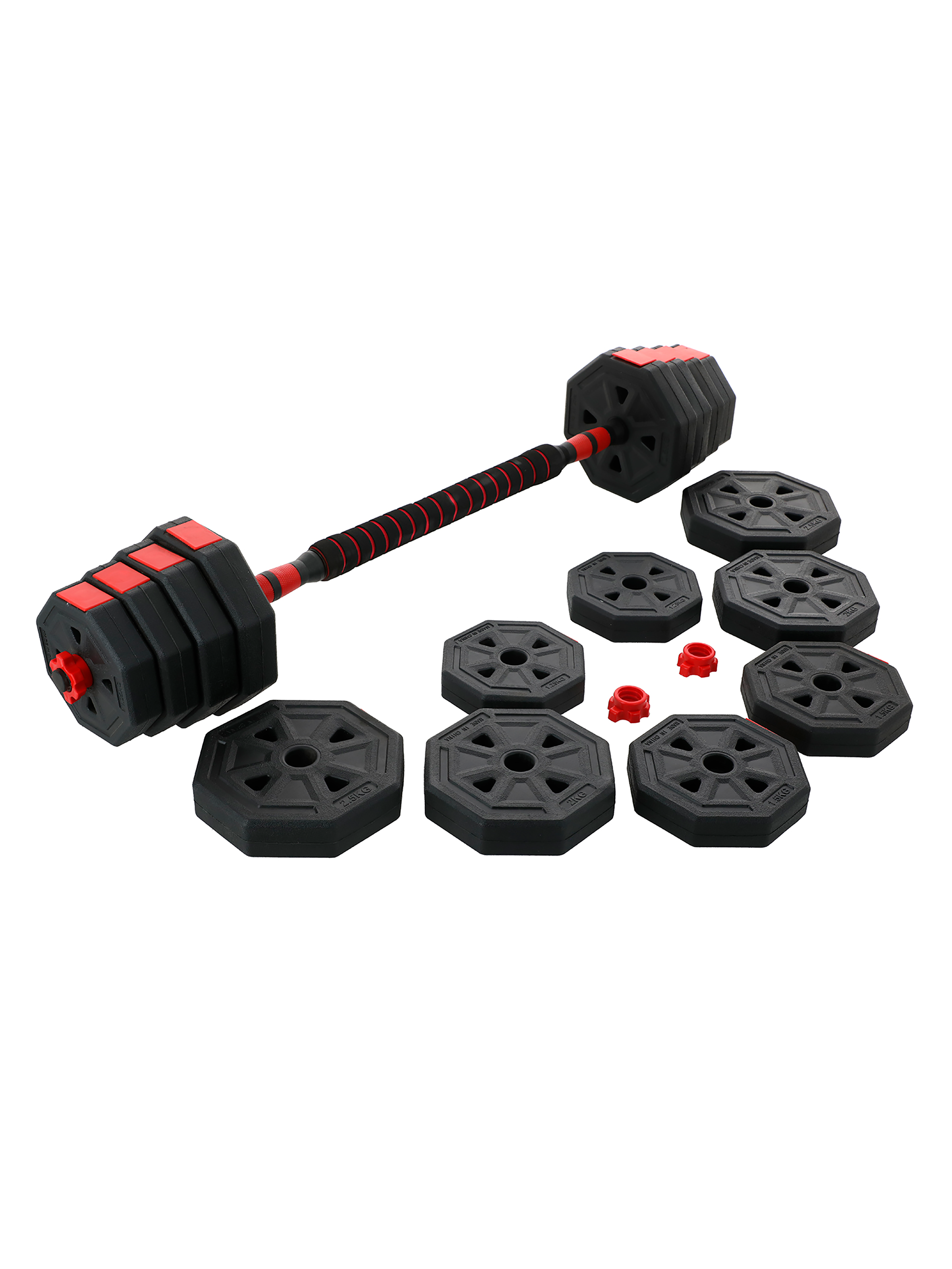 Set Bodytrainer Mancuerna Hexagonal Ajustable 30 KG-4