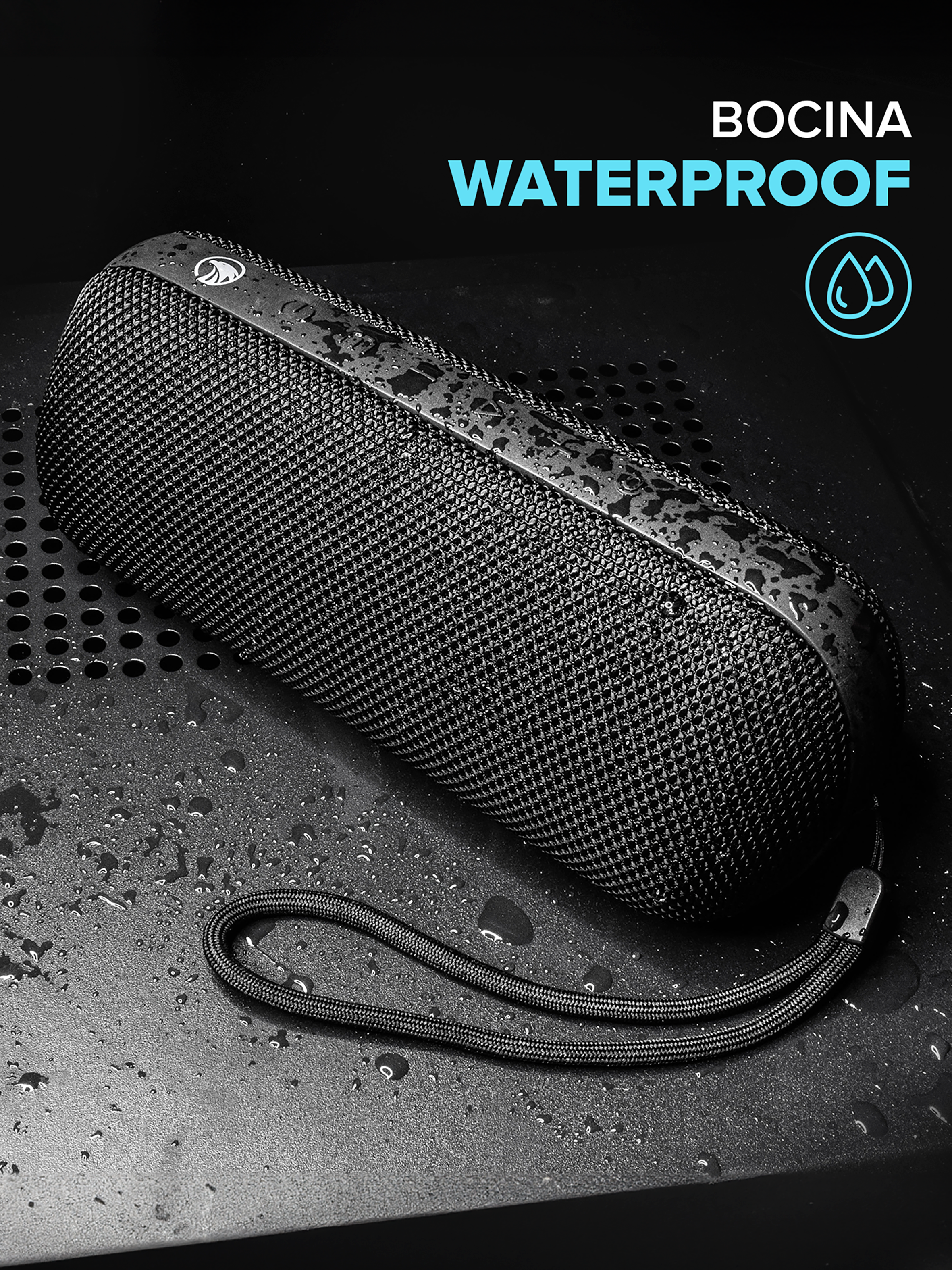 Parlante Inalámbrico NjoyTech Waterproof con Bluetooth-4
