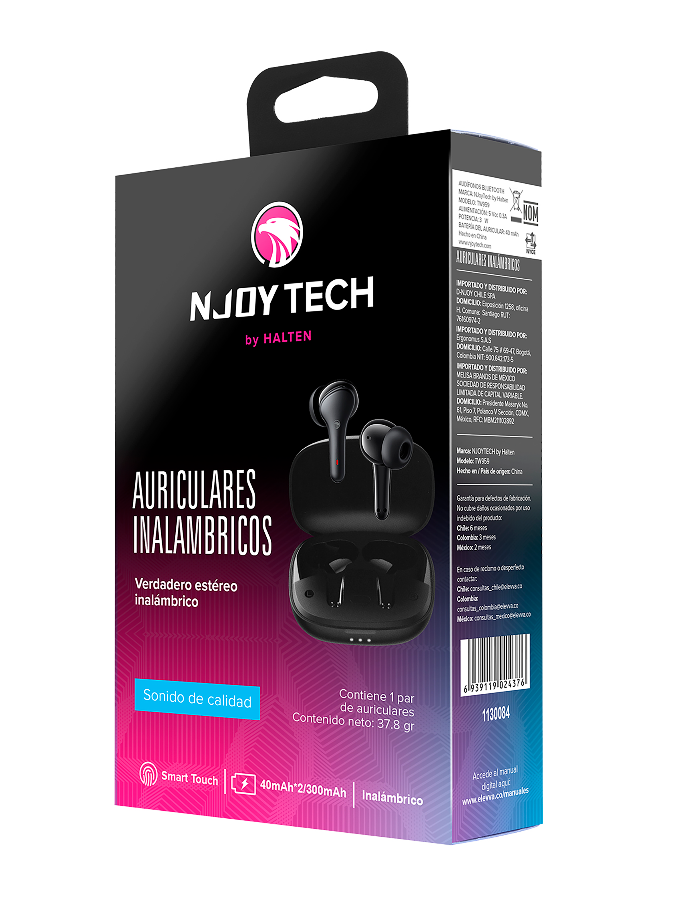 Audífonos Inalámbricos Njoytech In-Ear con Estuche de Carga-11
