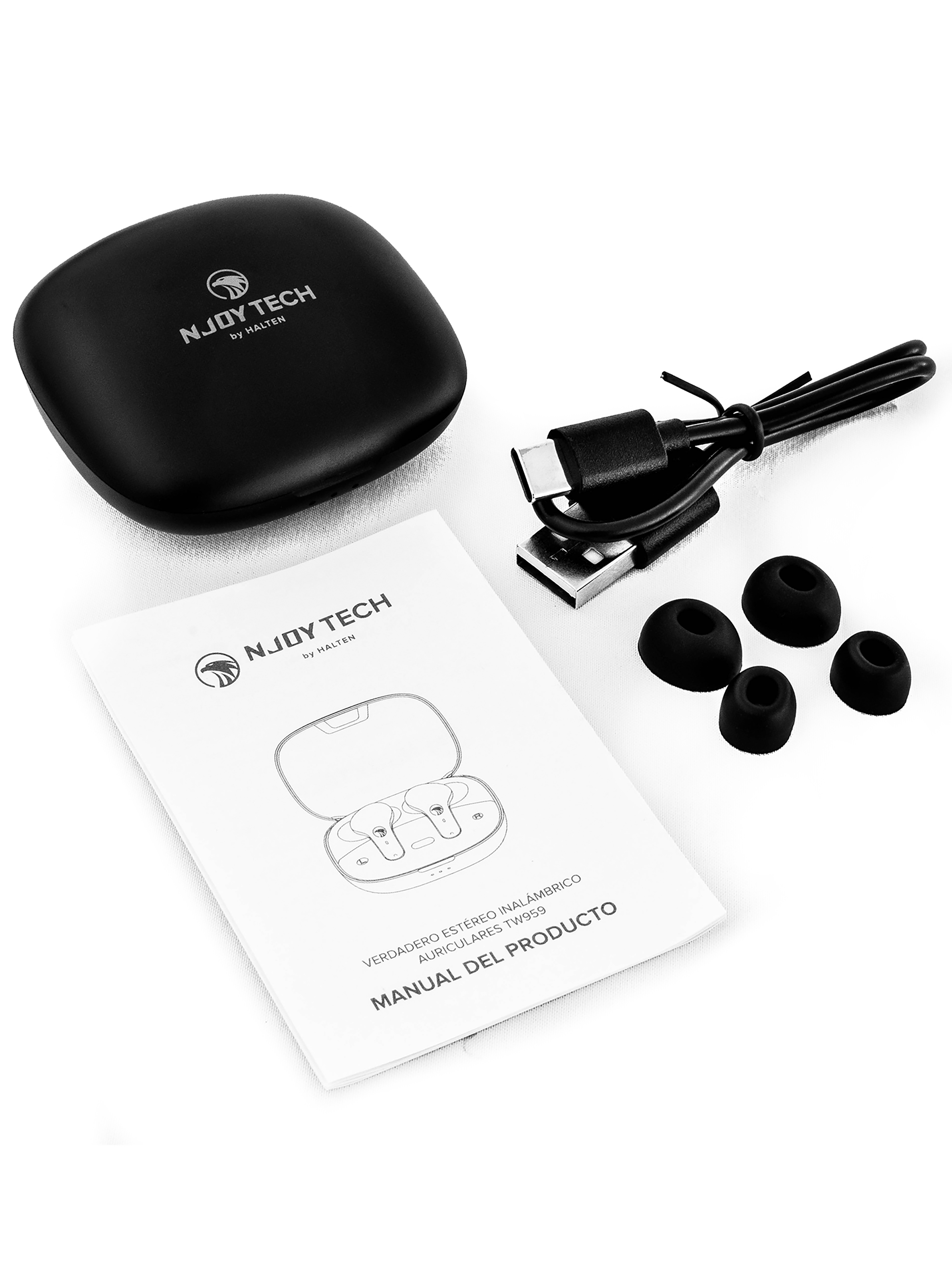 Audífonos Inalámbricos Njoytech In-Ear con Estuche de Carga-10