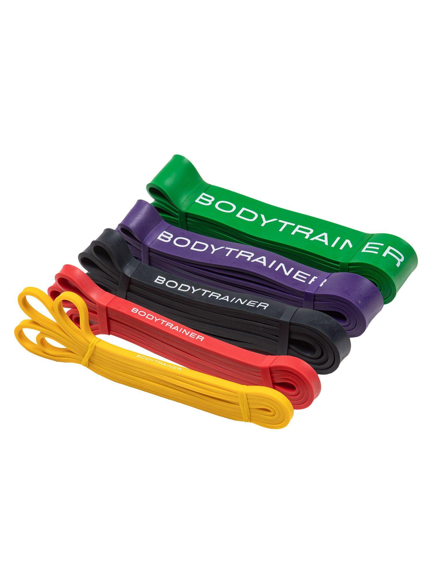 Set 5 Bandas Elásticas de Resistencia Silicona Bodytrainer-0