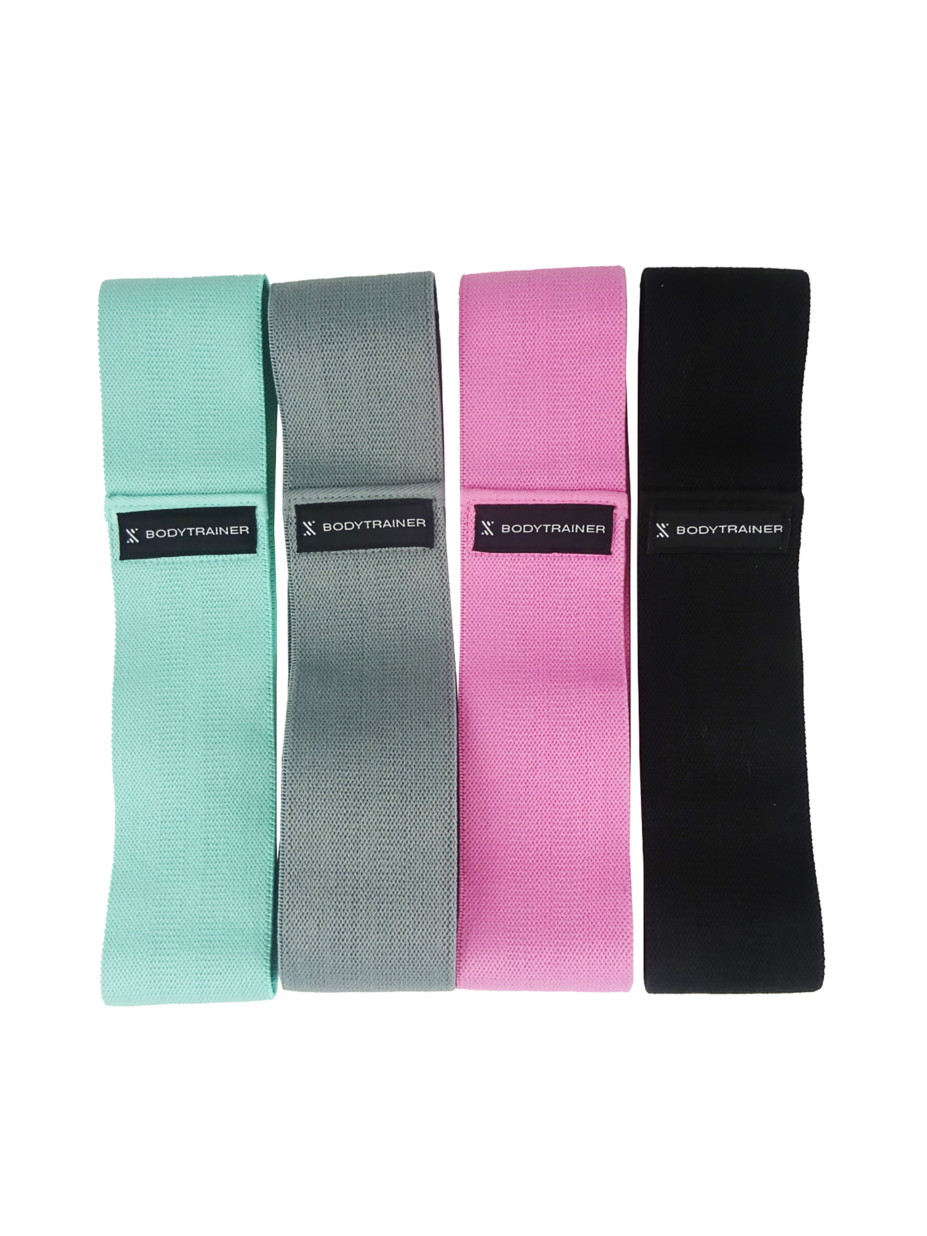 Set 4 Bandas Elásticas de Resistencia de Tela Bodytrainer-0