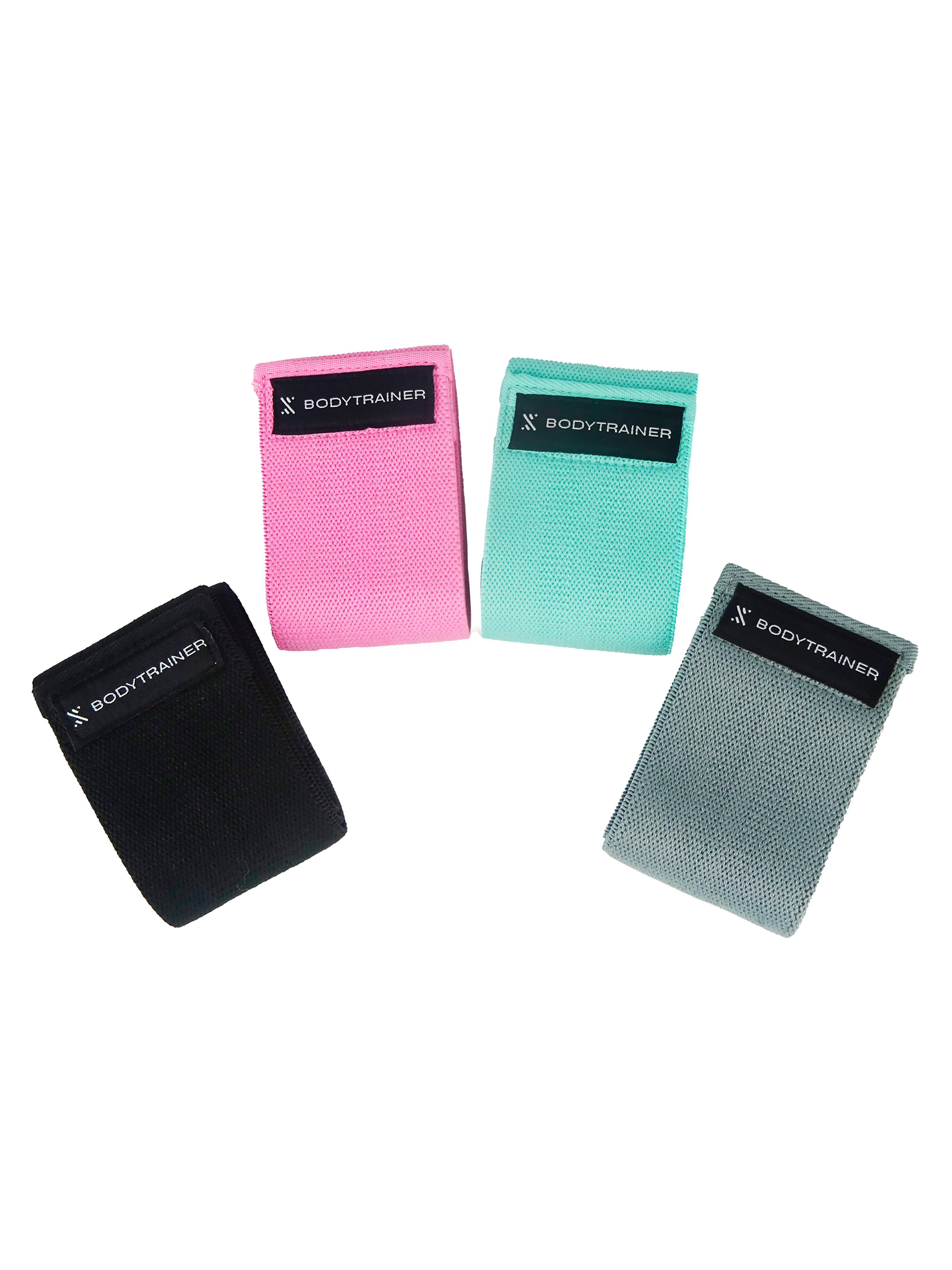 Set 4 Bandas Elásticas de Resistencia de Tela Bodytrainer-4