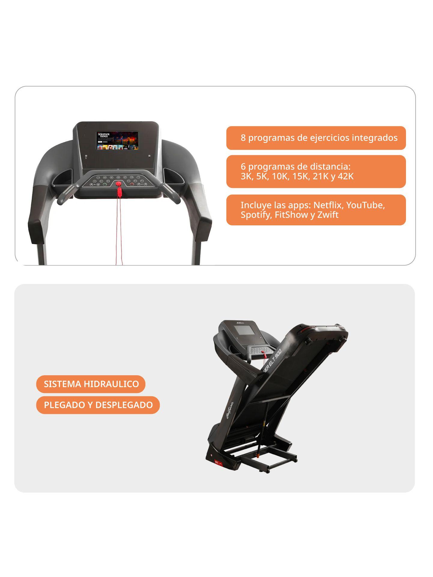 Trotadora Bodytrainer Runner Elt 900 Con Netflix Youtube-2