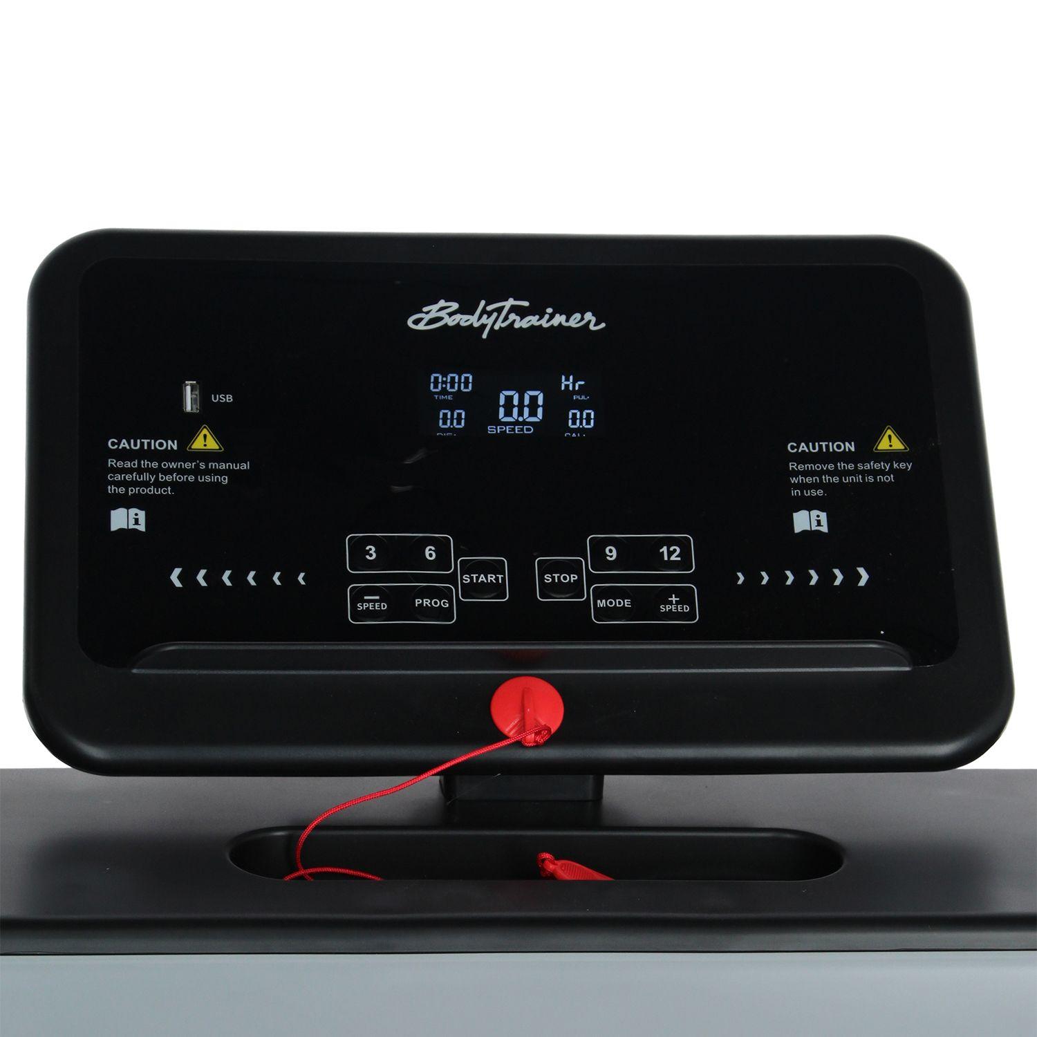 Trotadora Eléctrica Bodytrainer Runner 500 Con Masajeador-3