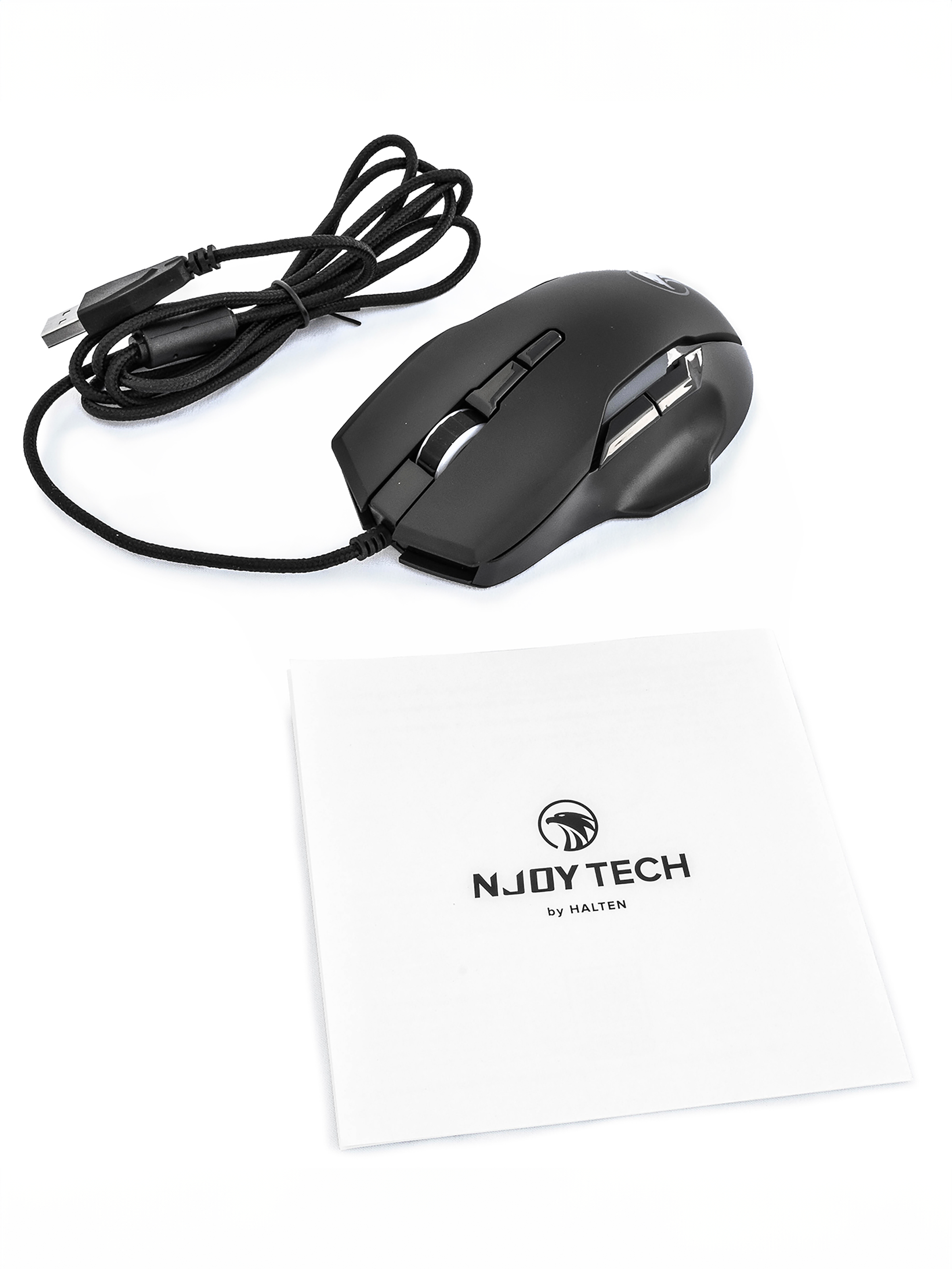 Mouse Gamer NjoyTech Ergonómico con Luces RGB-8