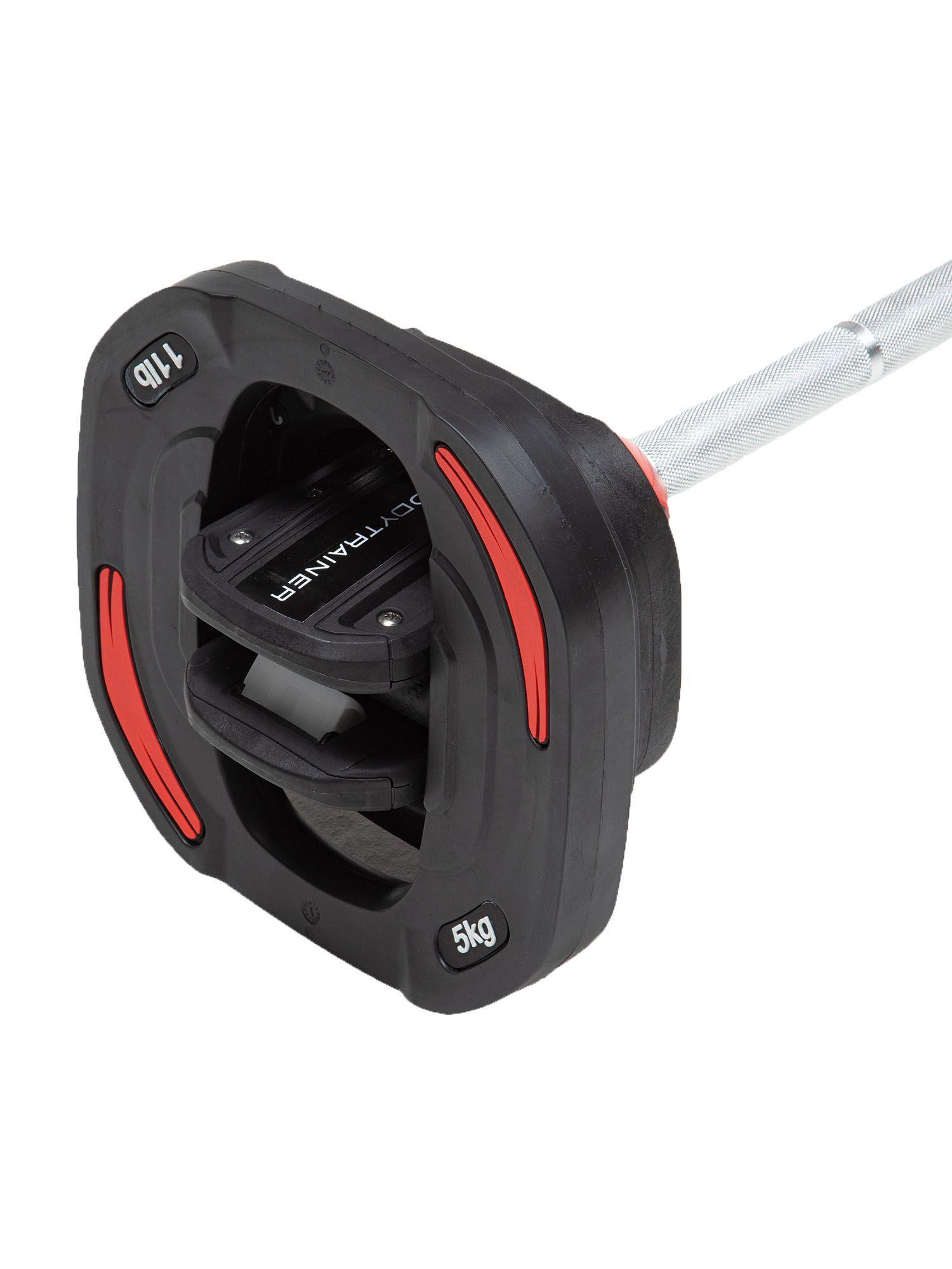 Barra con Sistema Rápido de Peso Ajustable y Discos 20 Kg-4