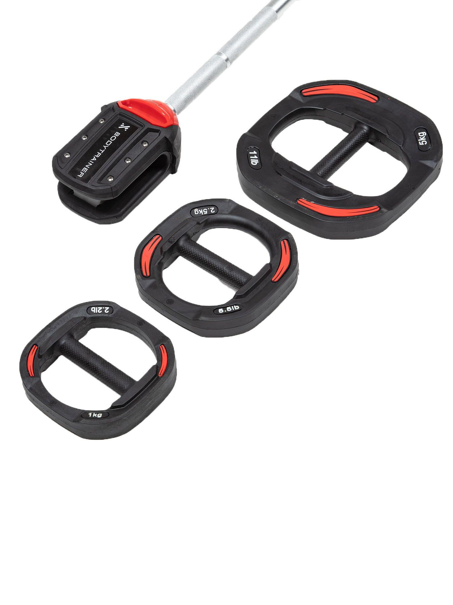 Barra con Sistema Rápido de Peso Ajustable y Discos 20 Kg-6